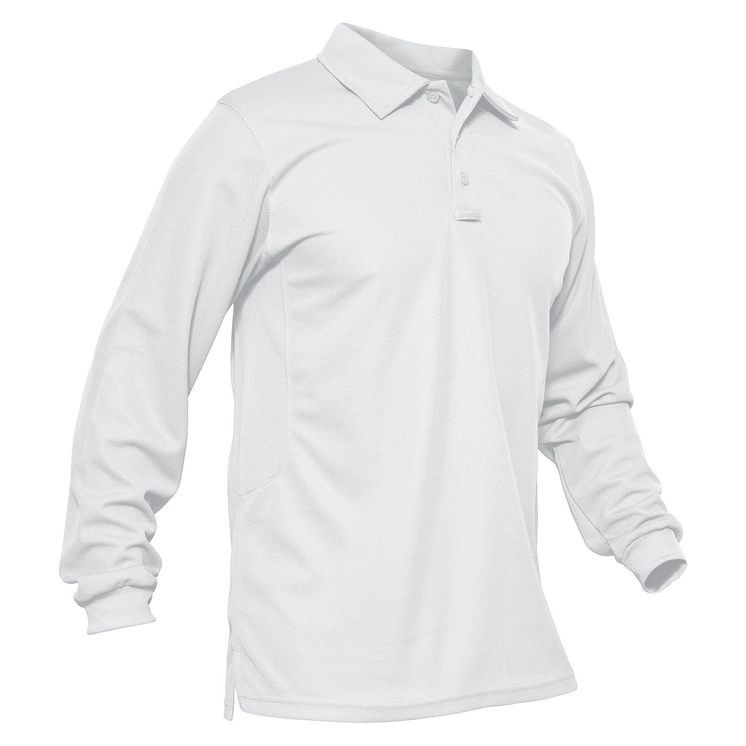 Men's Long-Sleeve Polo Shirt Quick Dry Breathable T-shirt - MAGCOMSEN