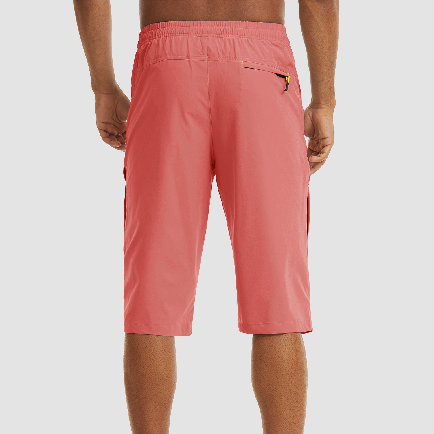 Watermelon Red Men's Quick Dry Hiking Running Shorts-MAGCOMSEN