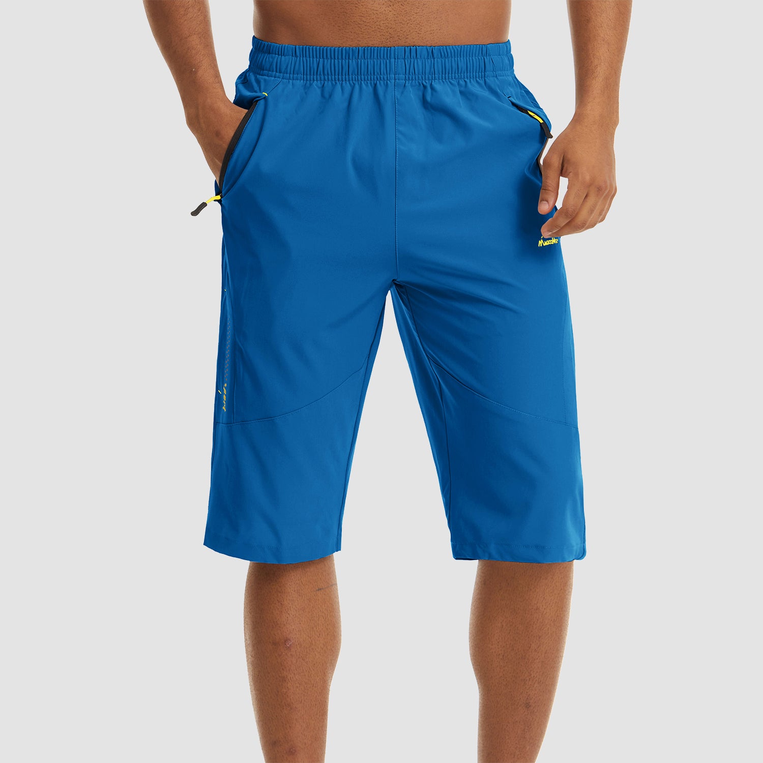 Royal Blue Men's Quick Dry Hiking Running Shorts-MAGCOMSEN
