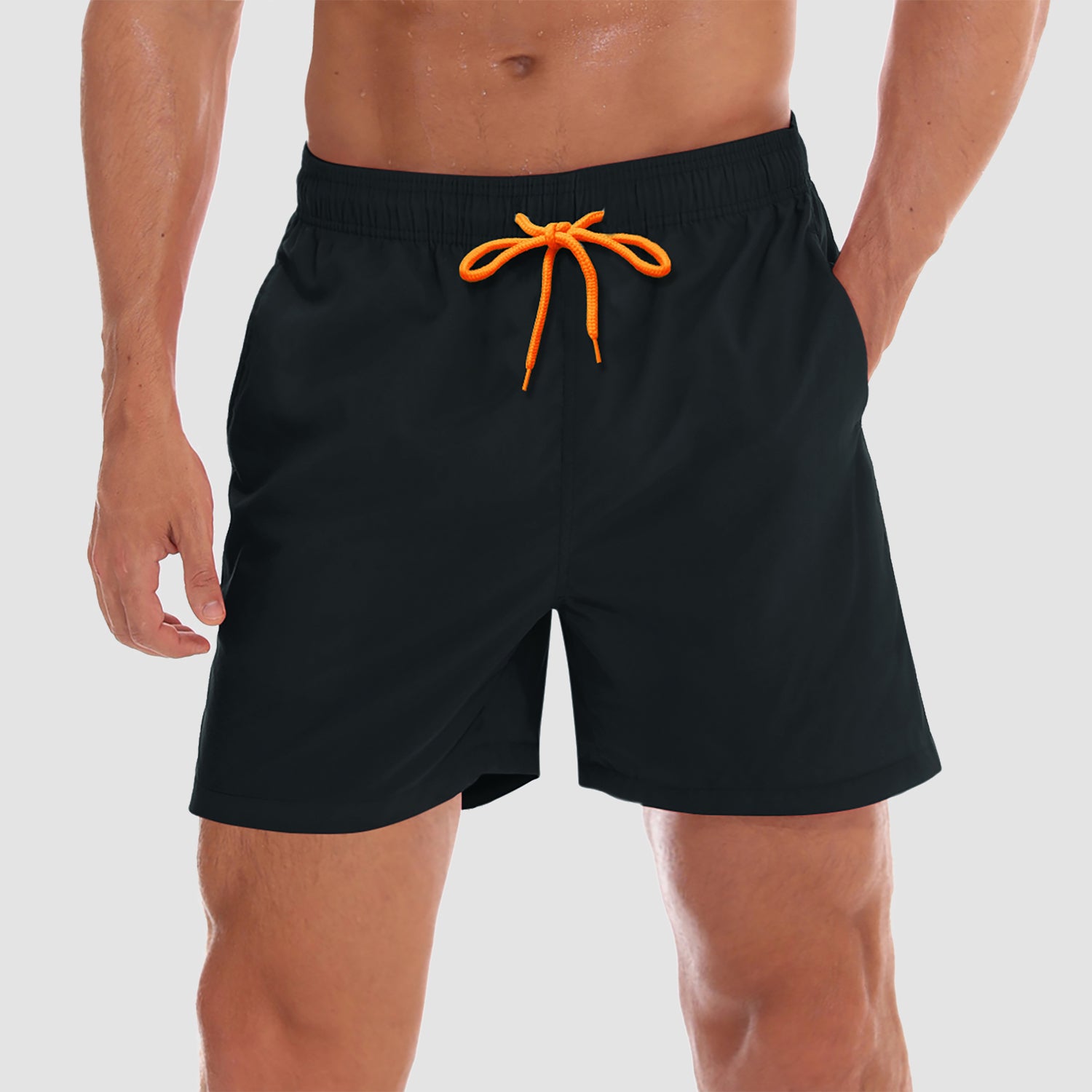 Men's Quick Dry Swimming Trunks with Mesh Lining Beach Shorts Boardshorts Multi Pockets