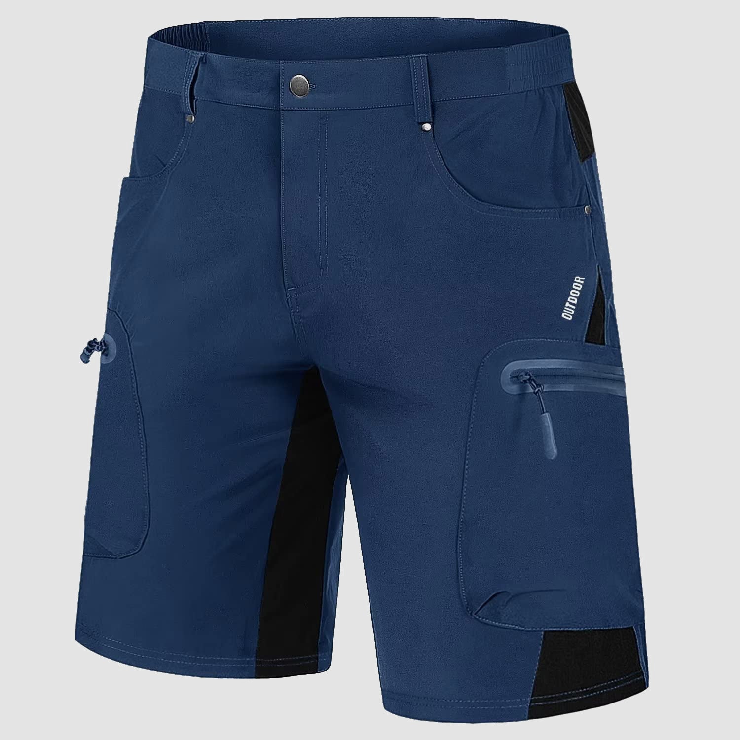 Royal Blue Men's Quick Dry Cargo Shorts - MAGCOMSEN