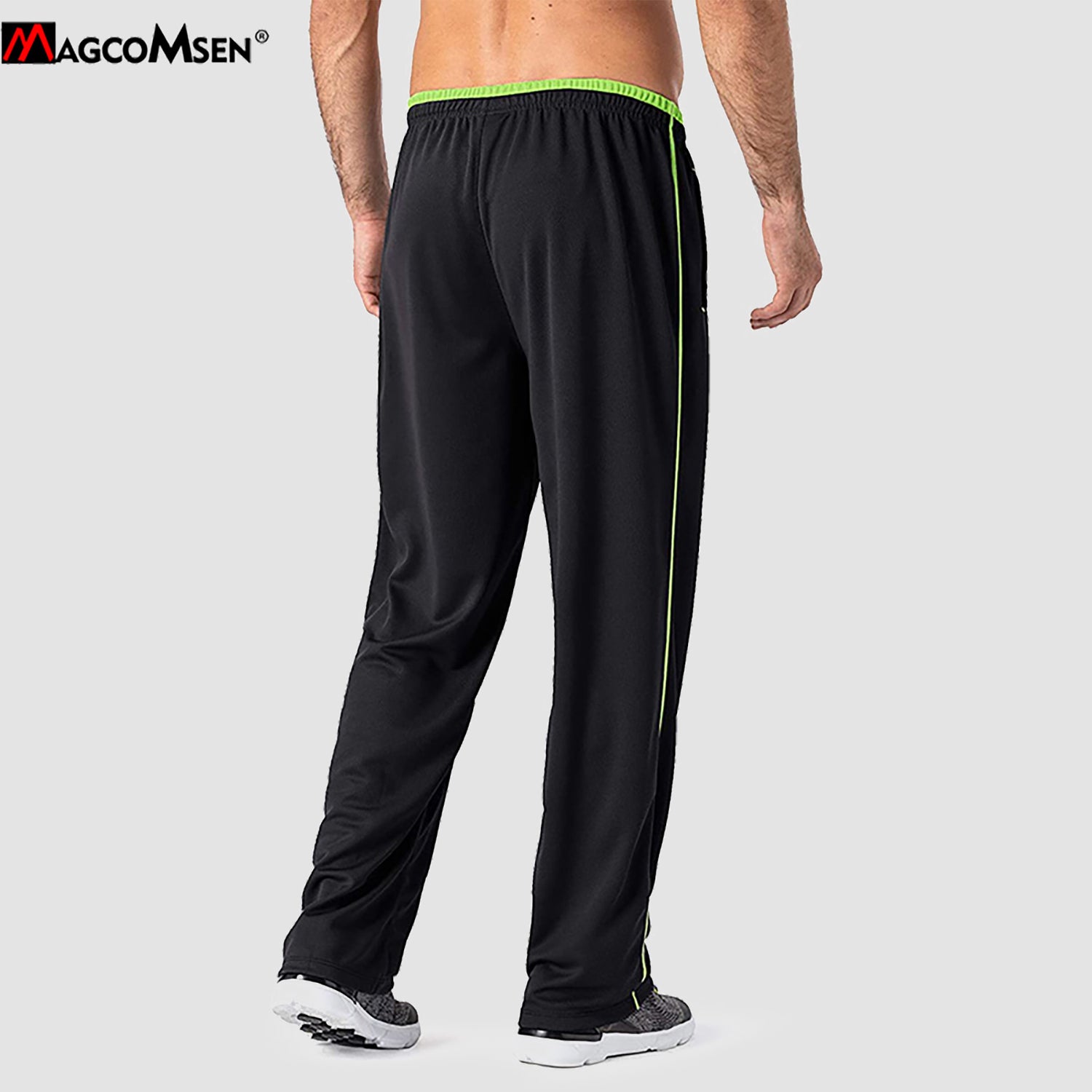 Men's Lightweight quick-drying&loose-fitting mesh sweatpants for training and fitness