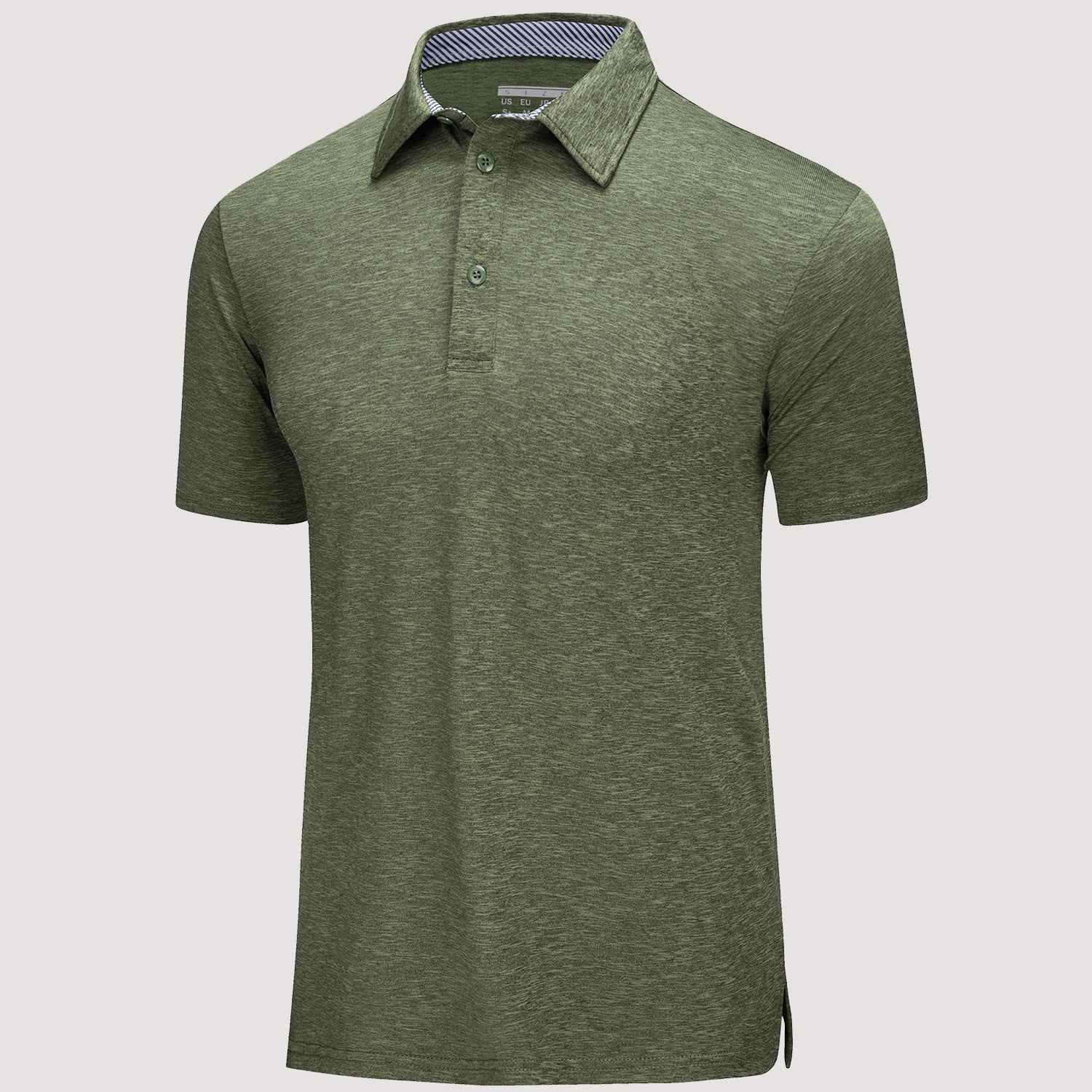 Men's Polo T-Shirt Quick Dry Performance Short Sleeve Golf Shirt