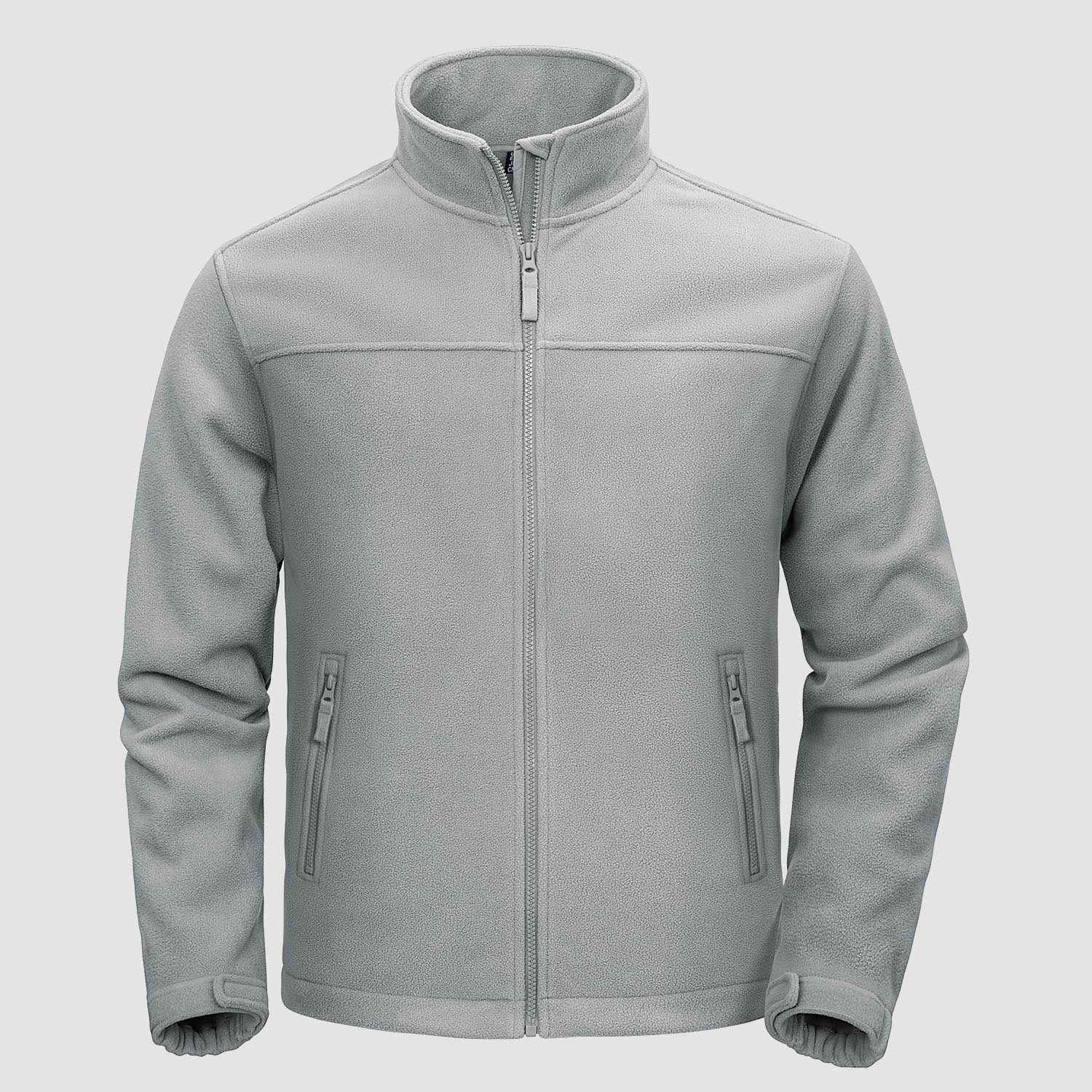 Men's Fleece Jacket Full Zip Lightweight Casual Jacket - MAGCOMSEN