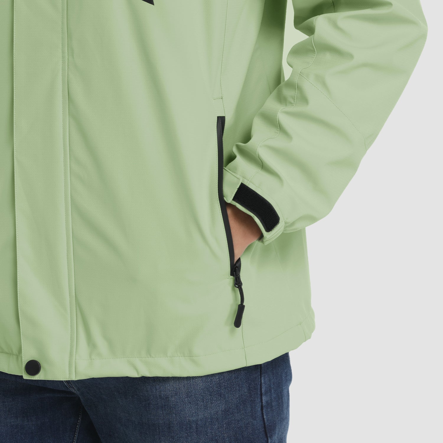 Men's Jacket Water Resistant Windbreaker Coat for Outdoor - MAGCOMSEN