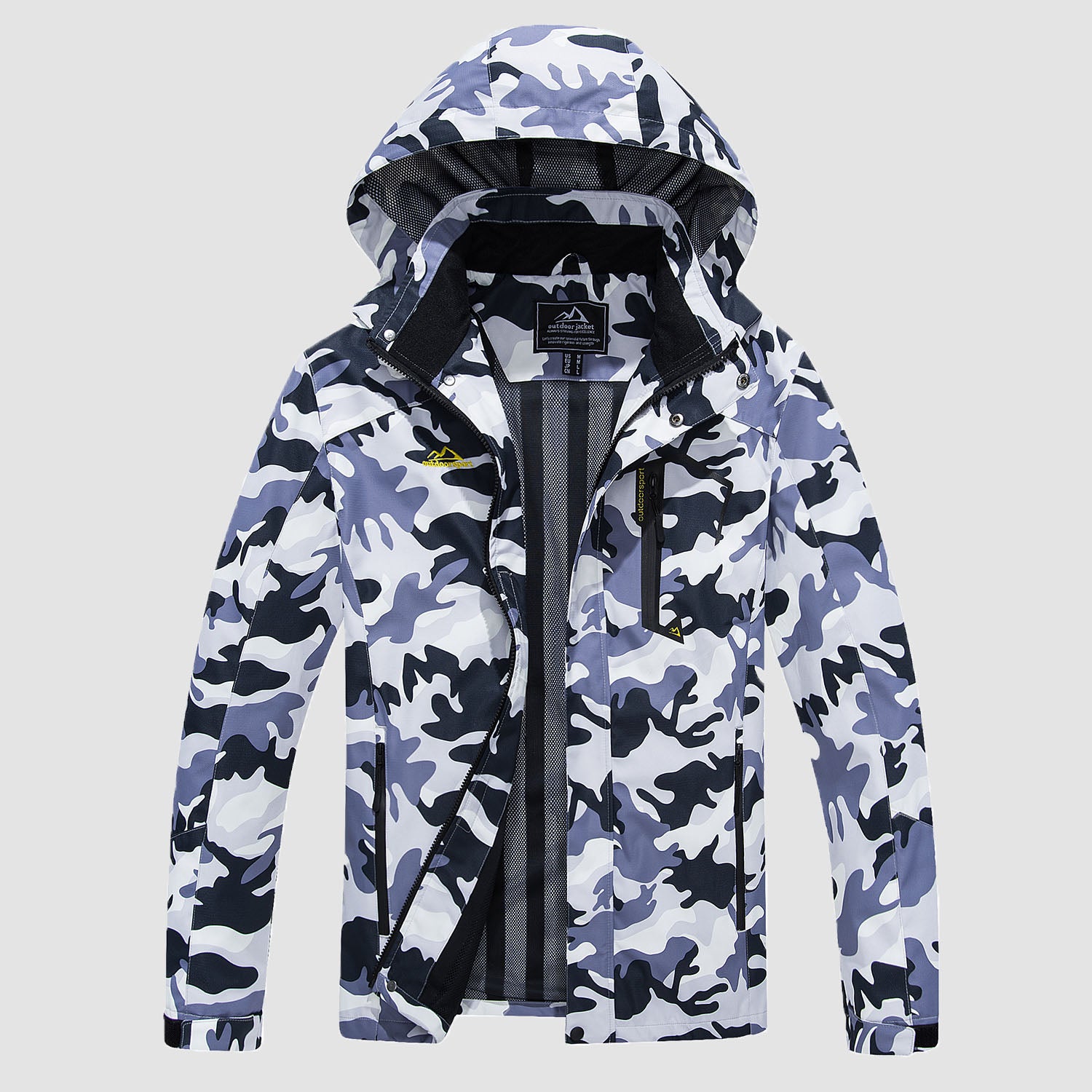 Men's Jacket Water Resistant Windbreaker Coat for Outdoor - MAGCOMSEN