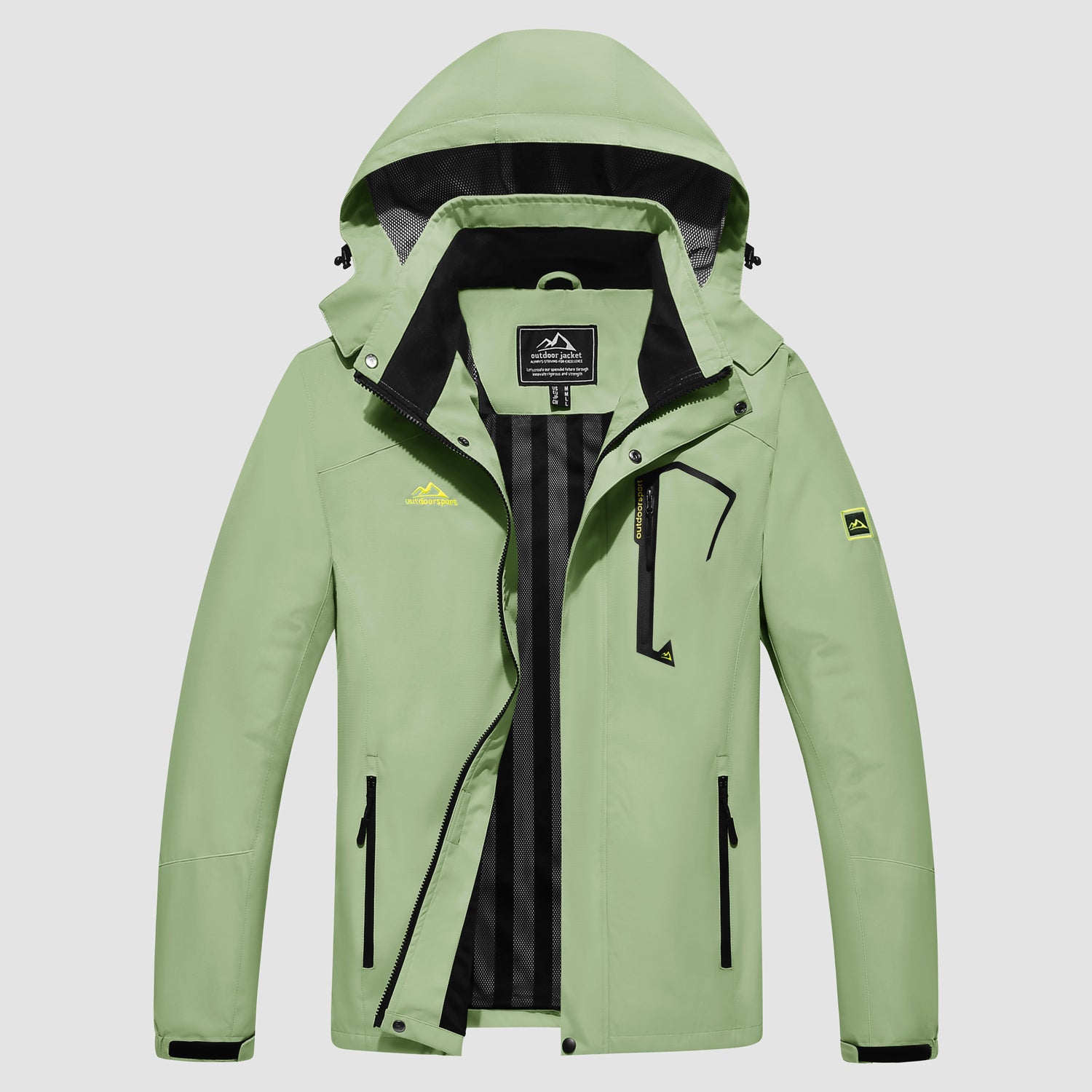 Men's Jacket Water Resistant Windbreaker Coat for Outdoor - MAGCOMSEN