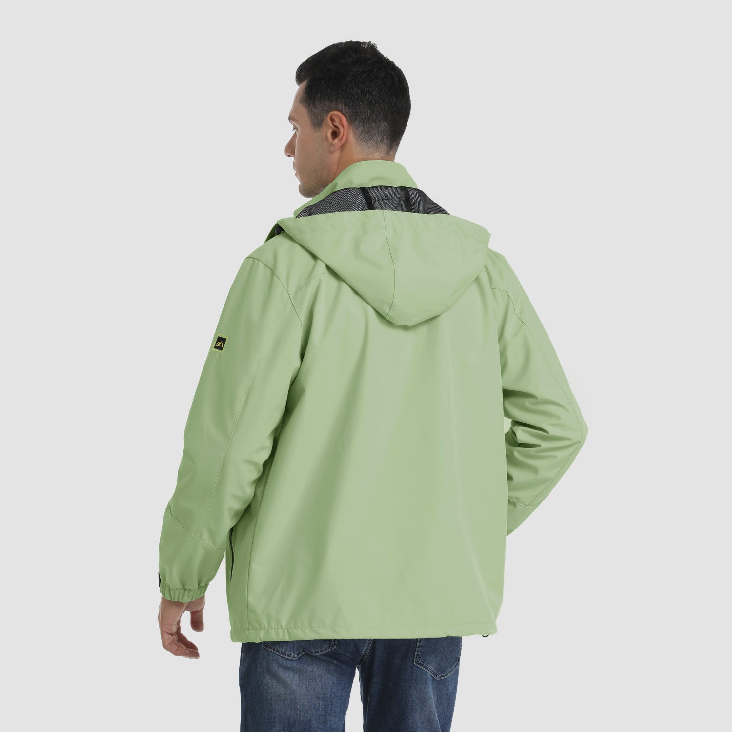 Men's Jacket Water Resistant Windbreaker Coat for Outdoor - MAGCOMSEN