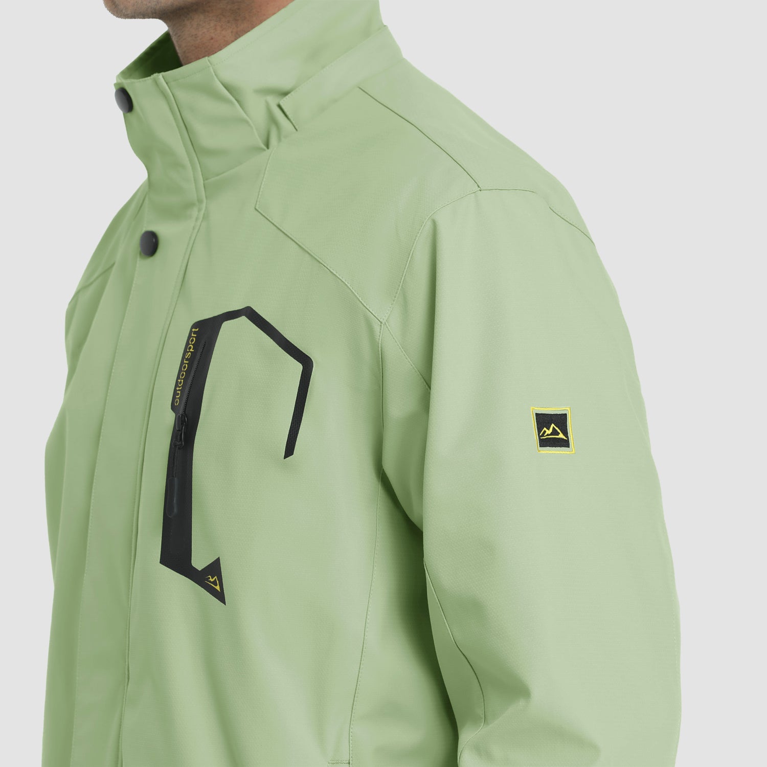 Men's Jacket Water Resistant Windbreaker Coat for Outdoor - MAGCOMSEN