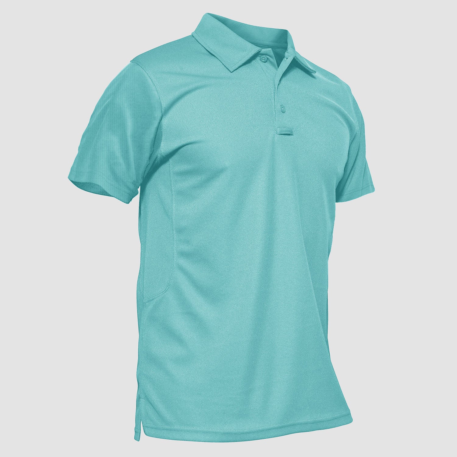 MAGCOMSEN Men's Golf Quick Dry Polo Shirt Water Blue by MAGCOMSEN #Color_Water Blue