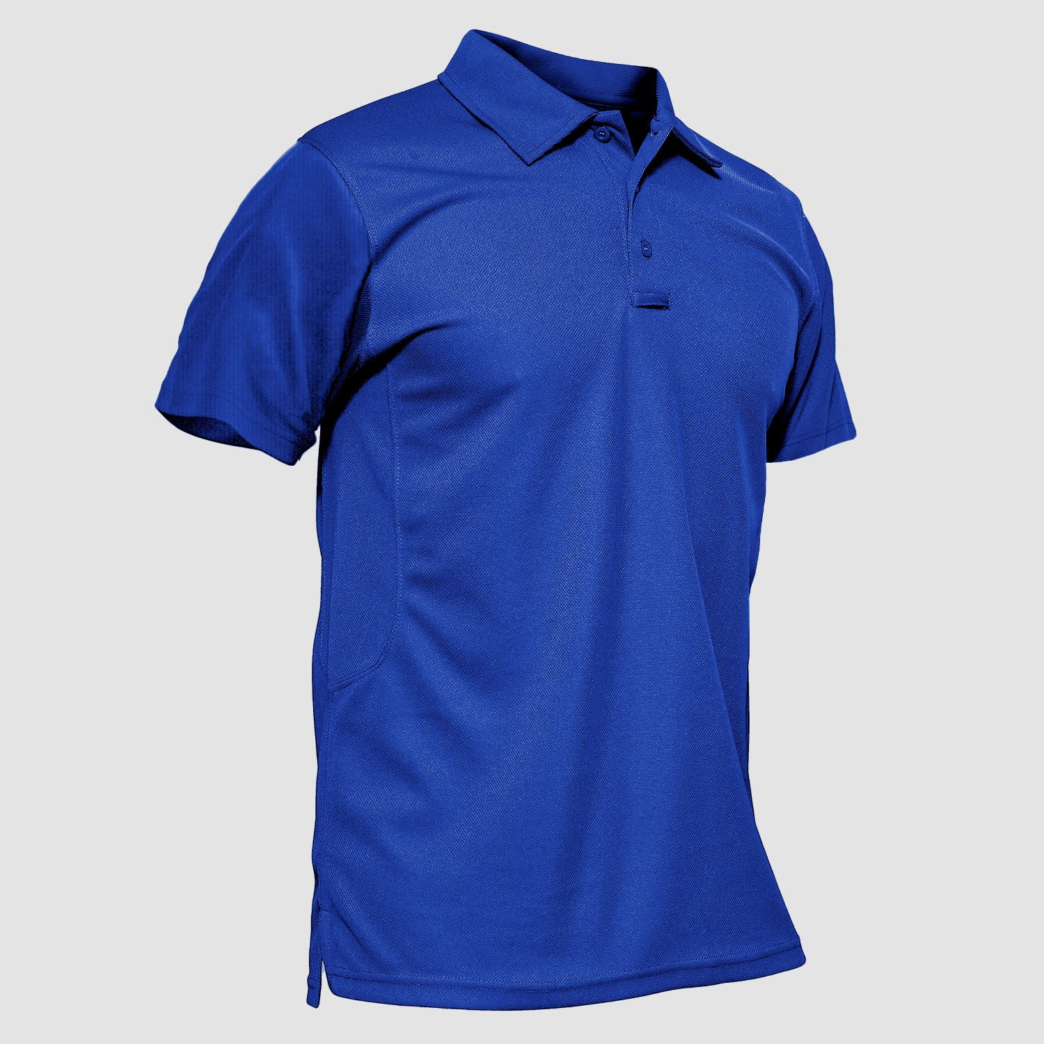 MAGCOMSEN Men's Golf Quick Dry Polo Shirt Bright Blue by MAGCOMSEN #Color_Bright Blue