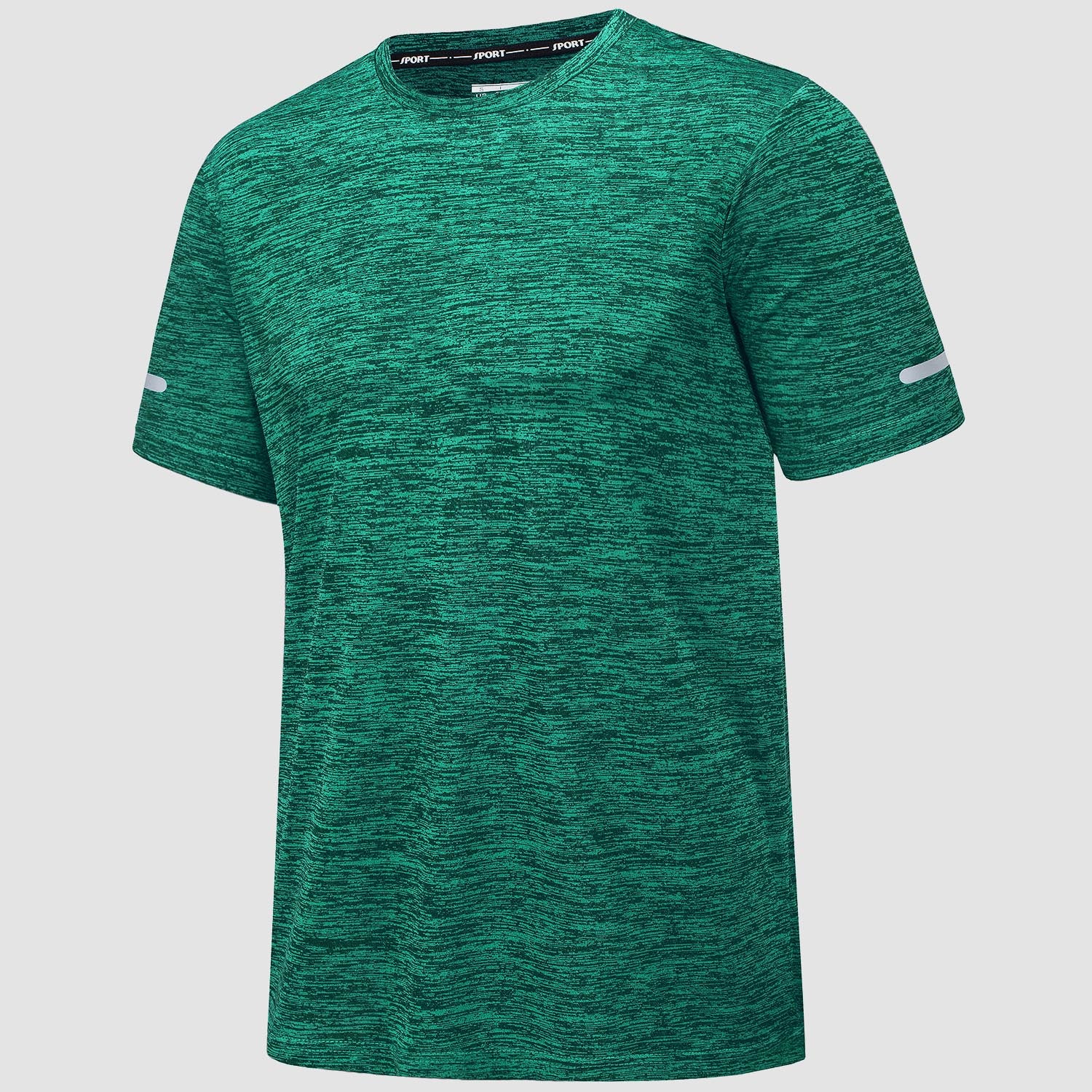 Men's T-Shirt Tagless Quick Dry Athletic Running Shirts Performance Tee