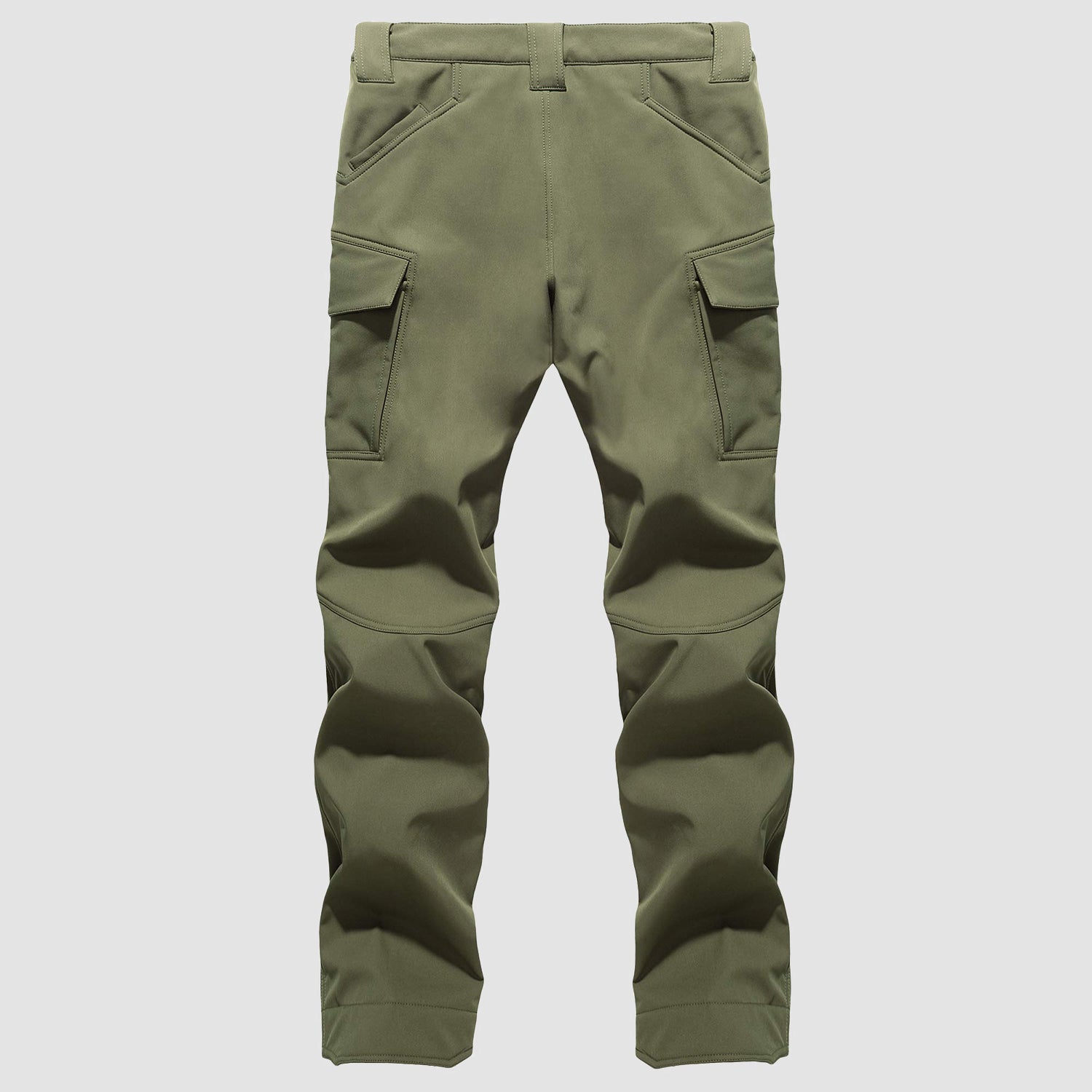 Men's Tactical Pants with 9 Pockets, Water Repellent, Warm Fleece Lined, Winter Snow Ski Pants