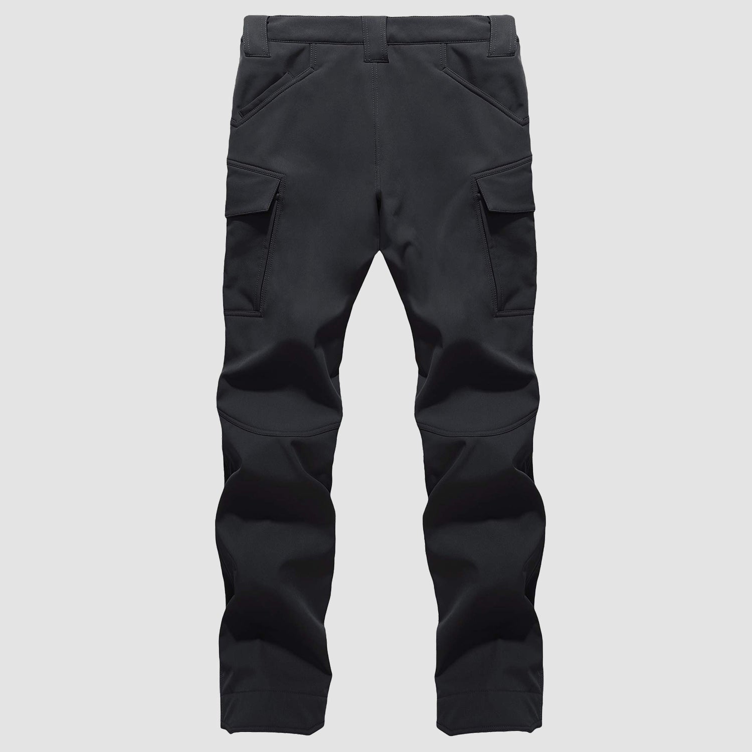 Men's Tactical Pants with 9 Pockets, Water Repellent, Warm Fleece Lined, Winter Snow Ski Pants