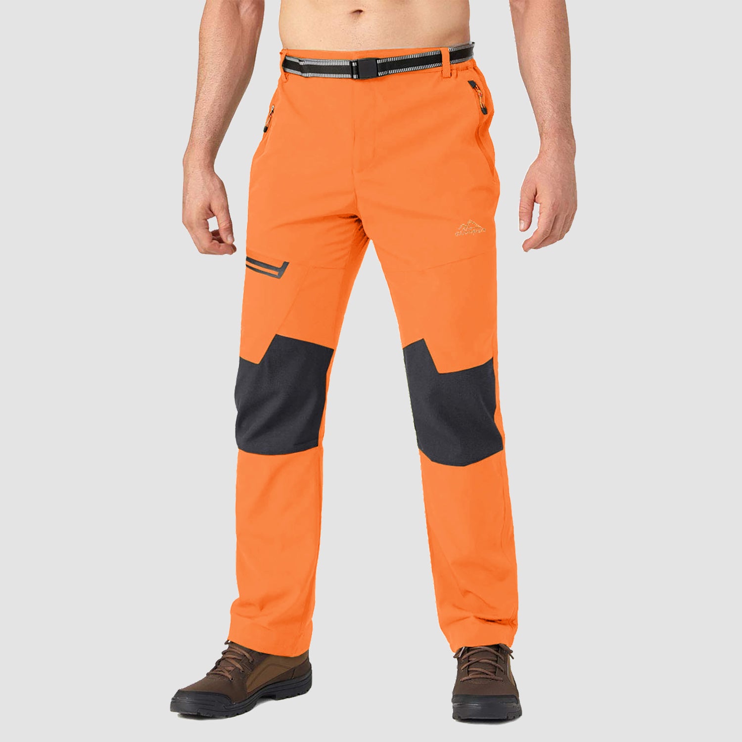 Men's Fleece-Lined Ski Pants - Water-Resistant, 4 Zip Pockets - MAGCOMSEN