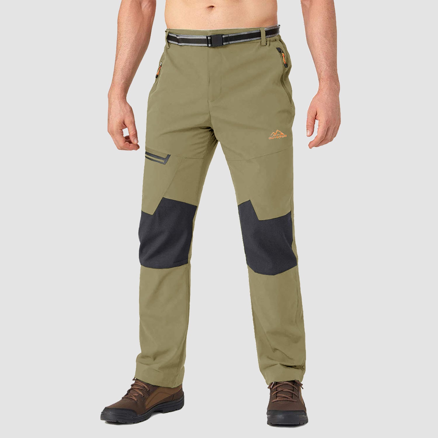 Men's Fleece-Lined Ski Pants - Water-Resistant, 4 Zip Pockets - MAGCOMSEN