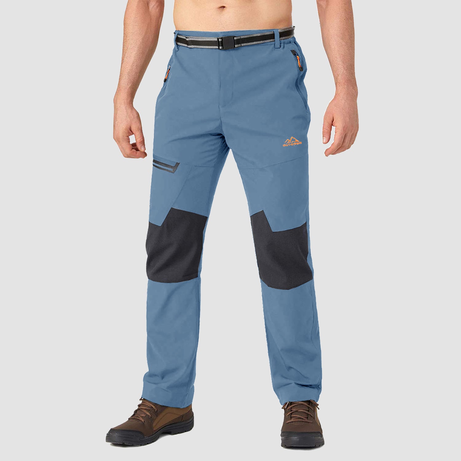 Men's Fleece-Lined Ski Pants - Water-Resistant, 4 Zip Pockets - MAGCOMSEN