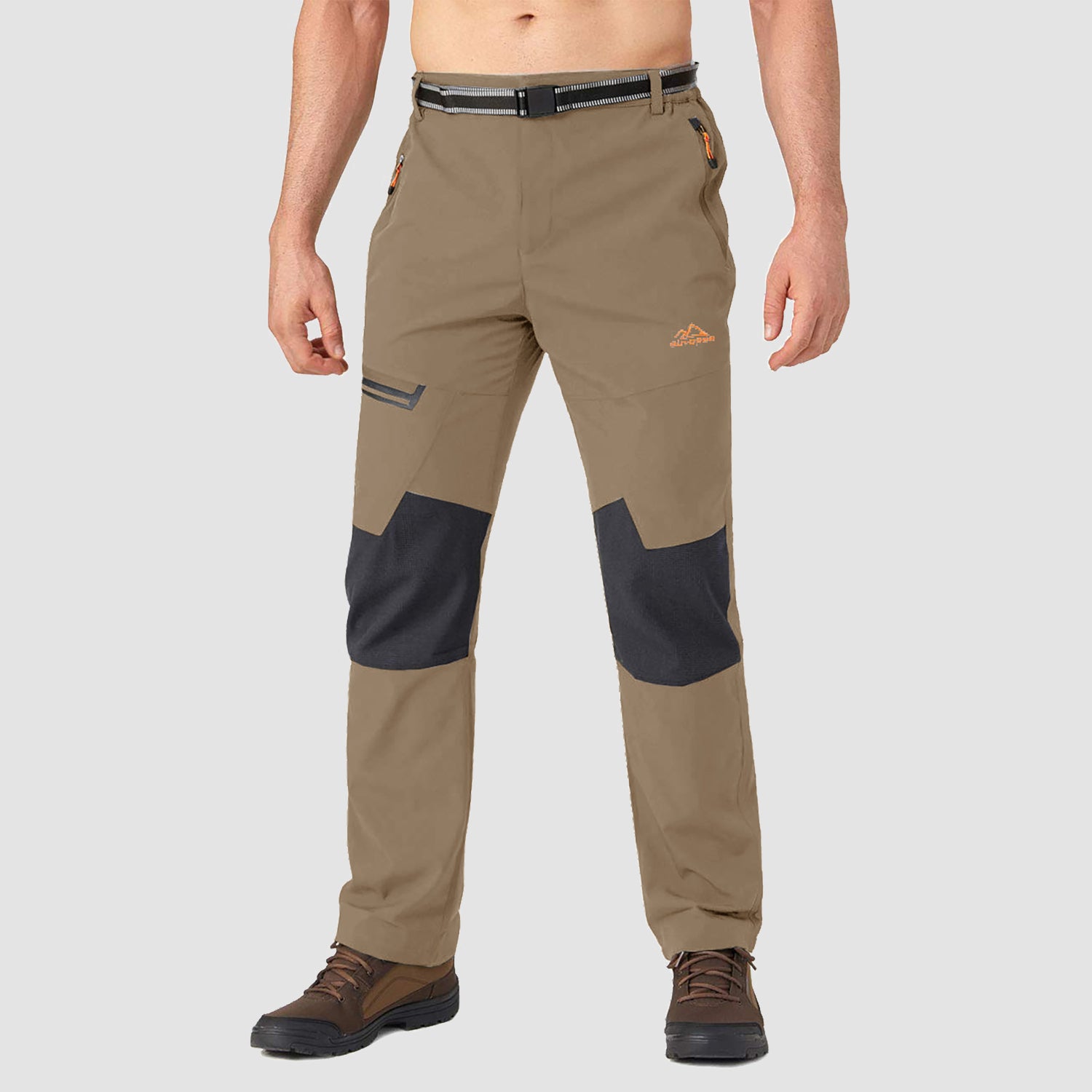 Men's Fleece-Lined Ski Pants - Water-Resistant, 4 Zip Pockets - MAGCOMSEN