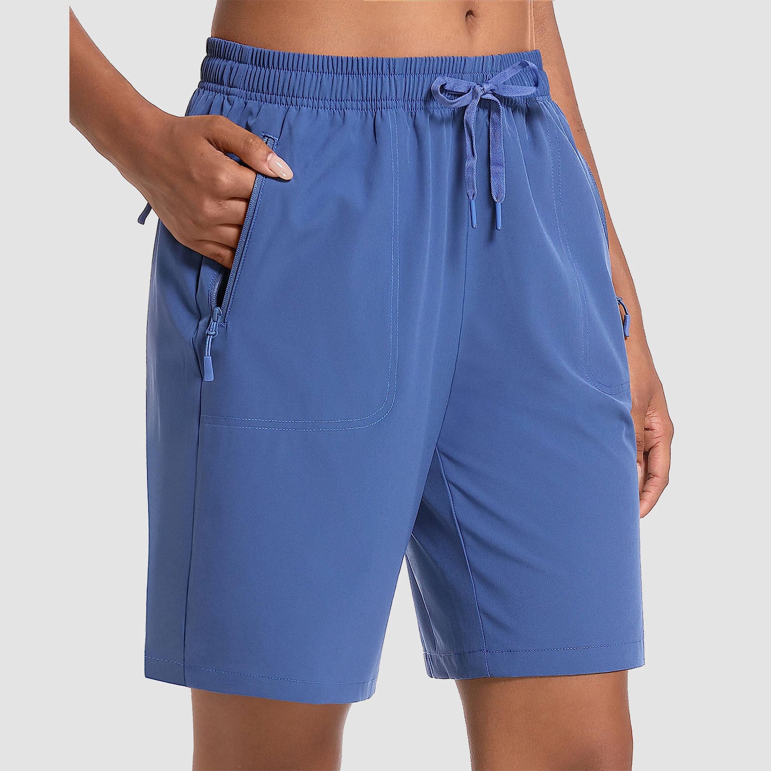 Women's Lightweight Quick-Dry Hiking Shorts with 3 Pockets - MAGCOMSEN