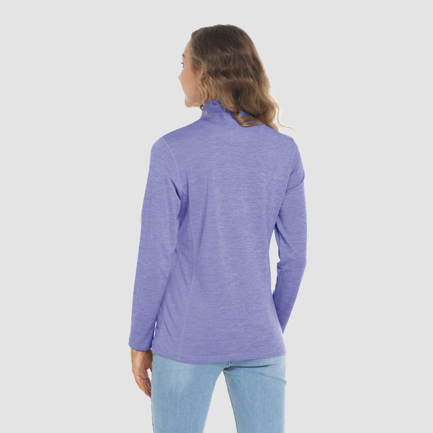 Women's Shirts Long Sleeve 1/4 Zip UPF50+ UV Sun Protection Shirts Quick Dry