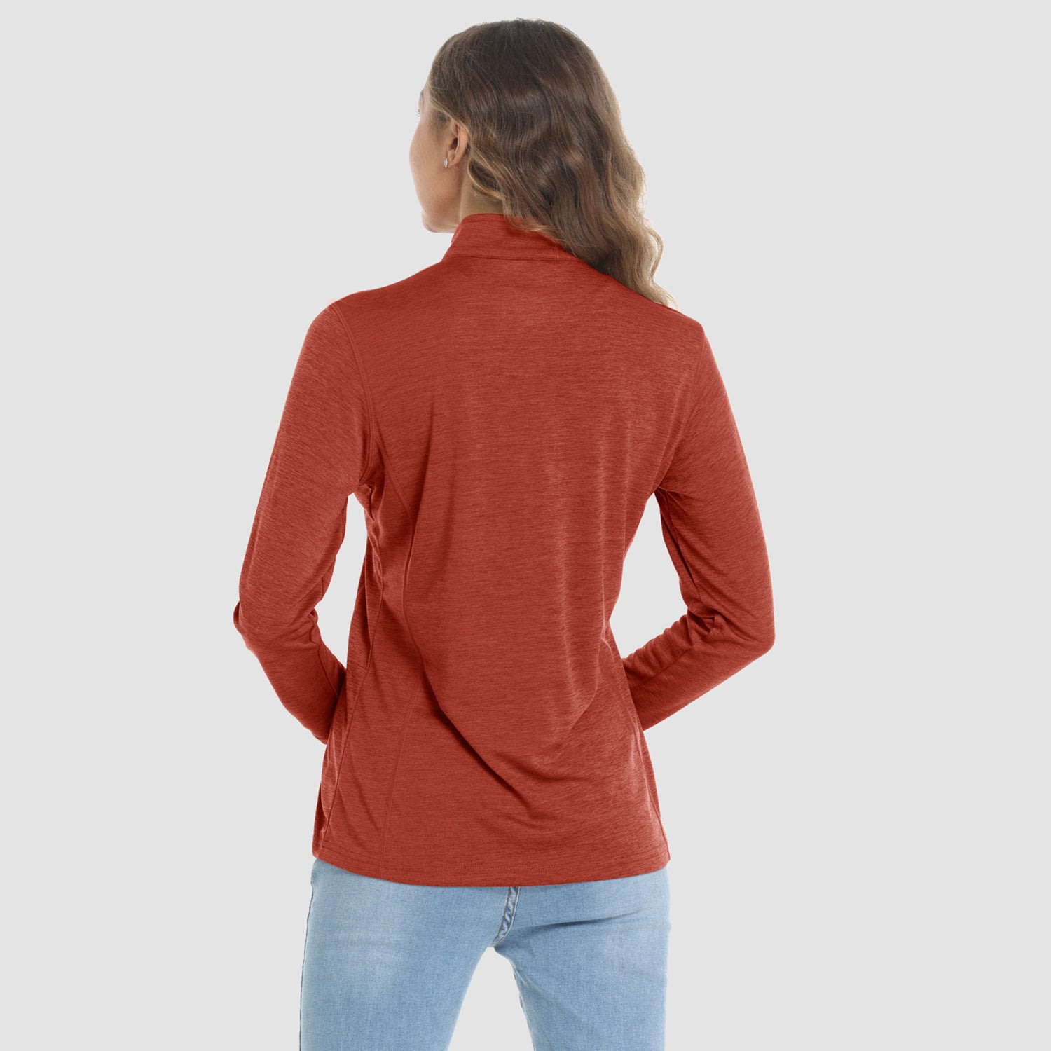 Women's Shirts Long Sleeve 1/4 Zip UPF50+ UV Sun Protection Shirts Quick Dry