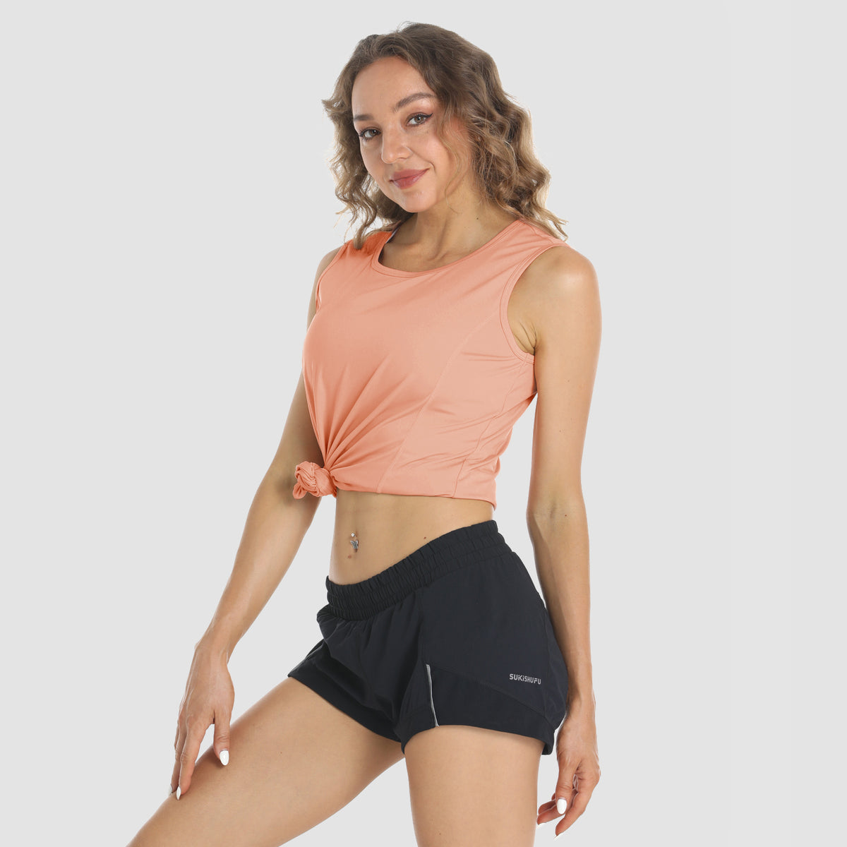 MAGCOMSEN Women's Athletic Tank Tops 3 Pack - Racerback, Quick Dry, Moisture Wicking, UPF 50+, For Workout, Running, Yoga