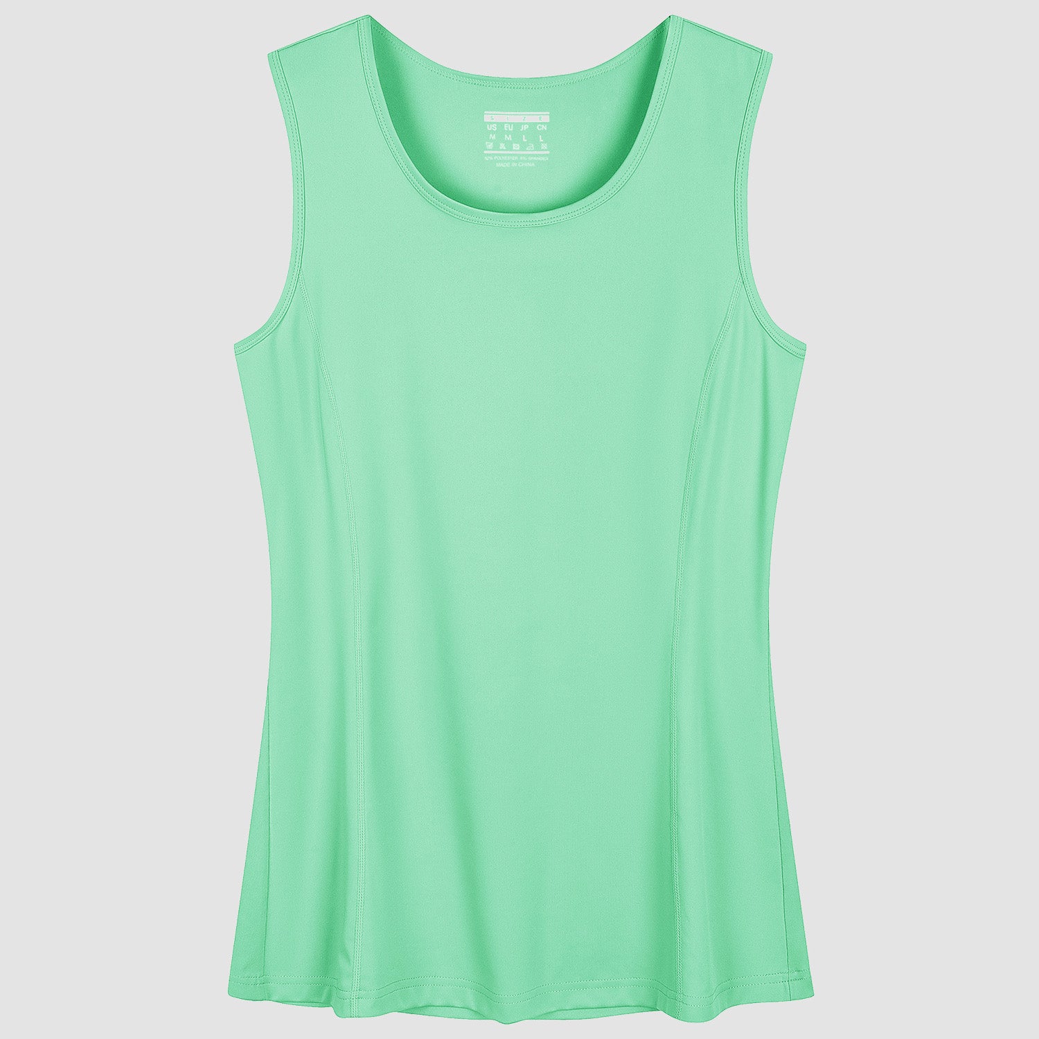Women's UPF 80+ Tank Top - Quick Dry Workout & Outdoor Mint by MAGCOMSEN #Color_Mint