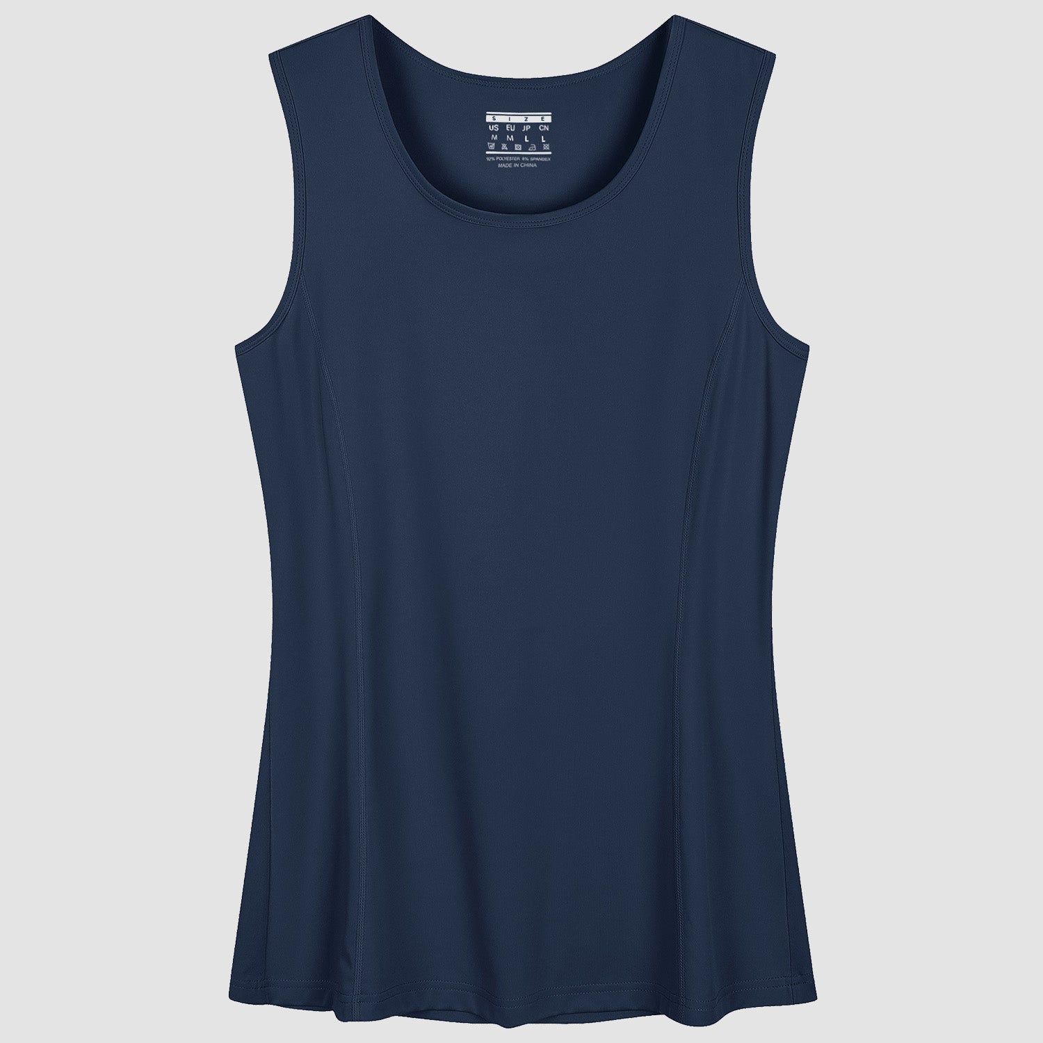 Women's UPF 80+ Tank Top - Quick Dry Workout & Outdoor Navy by MAGCOMSEN #Color_Navy