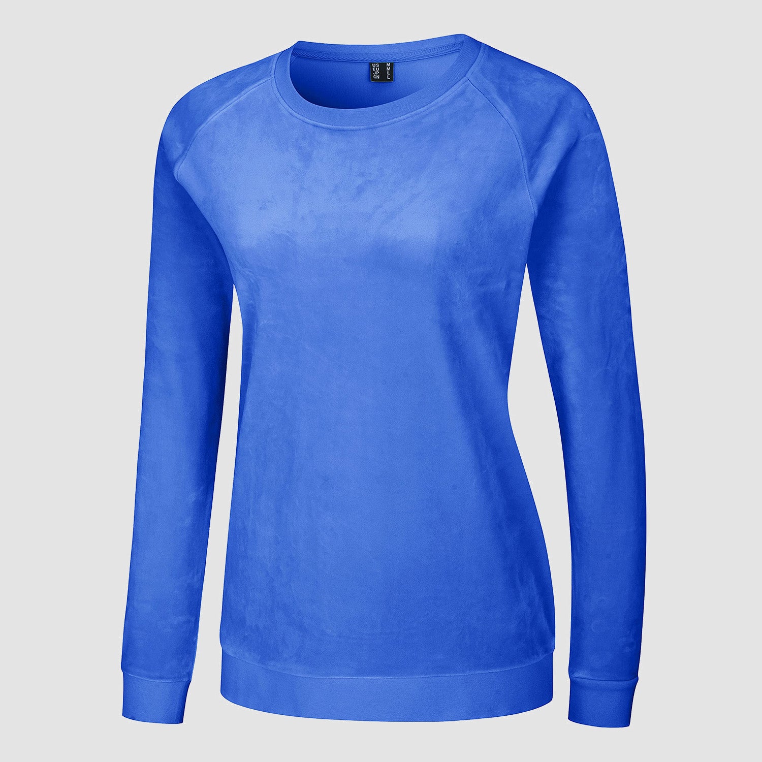 Women's Sweatshirt Crewneck Pullover Casual Long Sleeve Shirts Fleece Warm Velour Sweatshirts - MAGCOMSEN