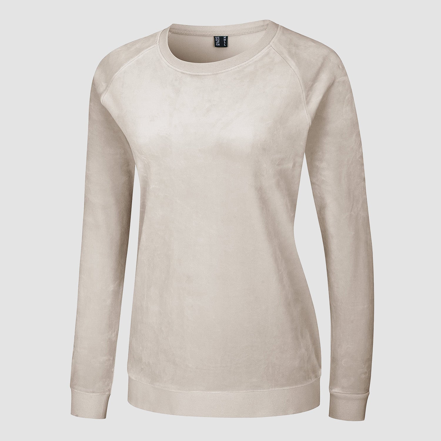 Women's Sweatshirt Crewneck Pullover Casual Long Sleeve Shirts Fleece Warm Velour Sweatshirts - MAGCOMSEN