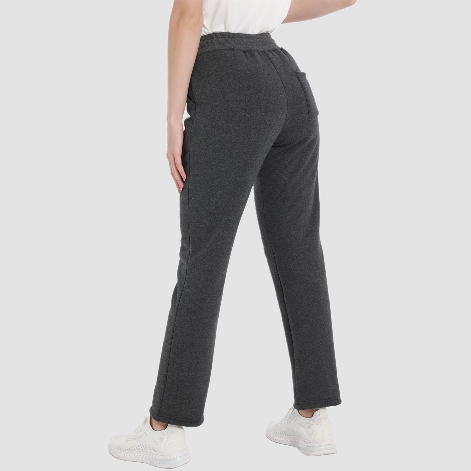 Women's Warm Winter Pants Sherpa Lined Athletic Sweatpants Jogger Pants with 3 Pockets - MAGCOMSEN