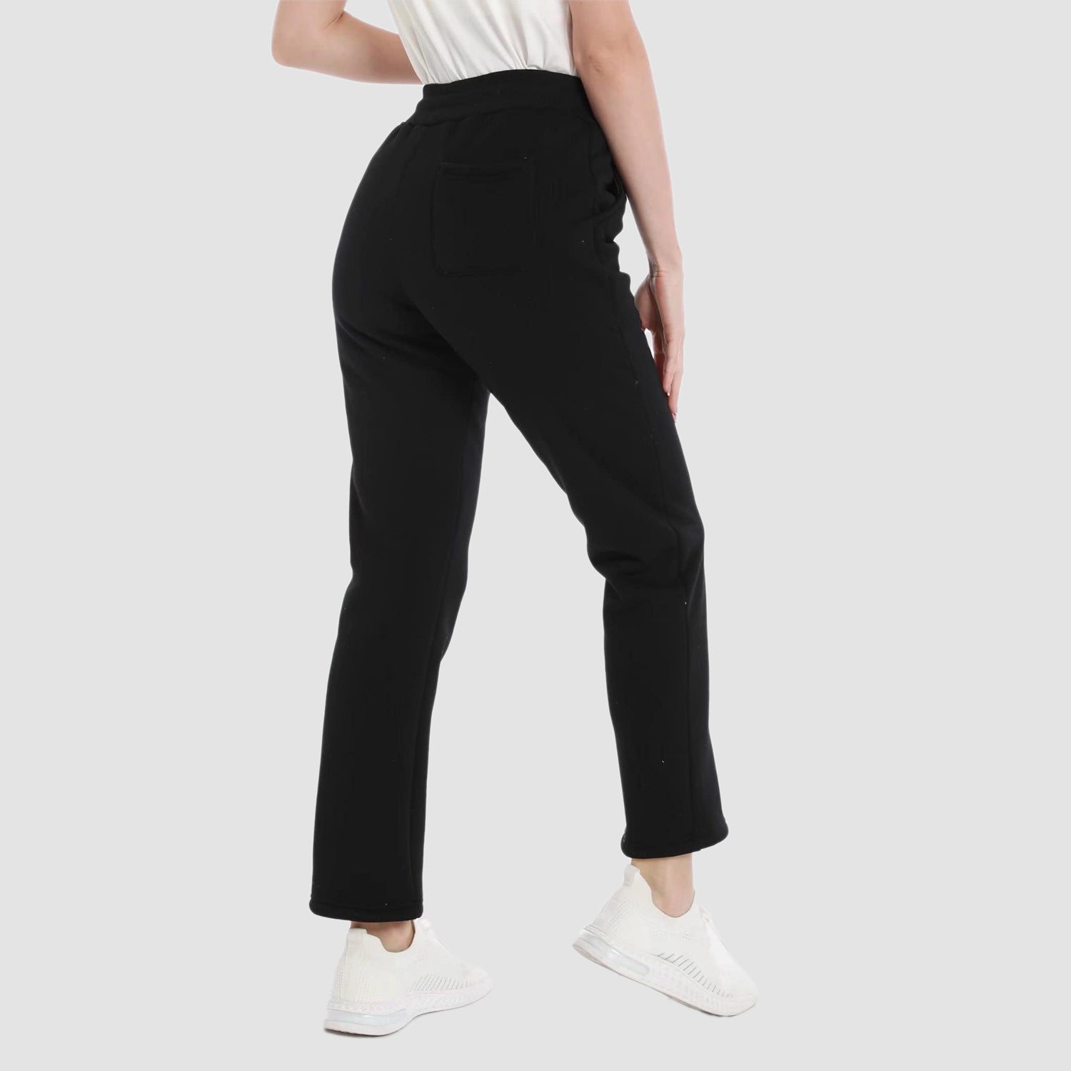 Women's Warm Winter Pants Sherpa Lined Athletic Sweatpants Jogger Pants with 3 Pockets - MAGCOMSEN