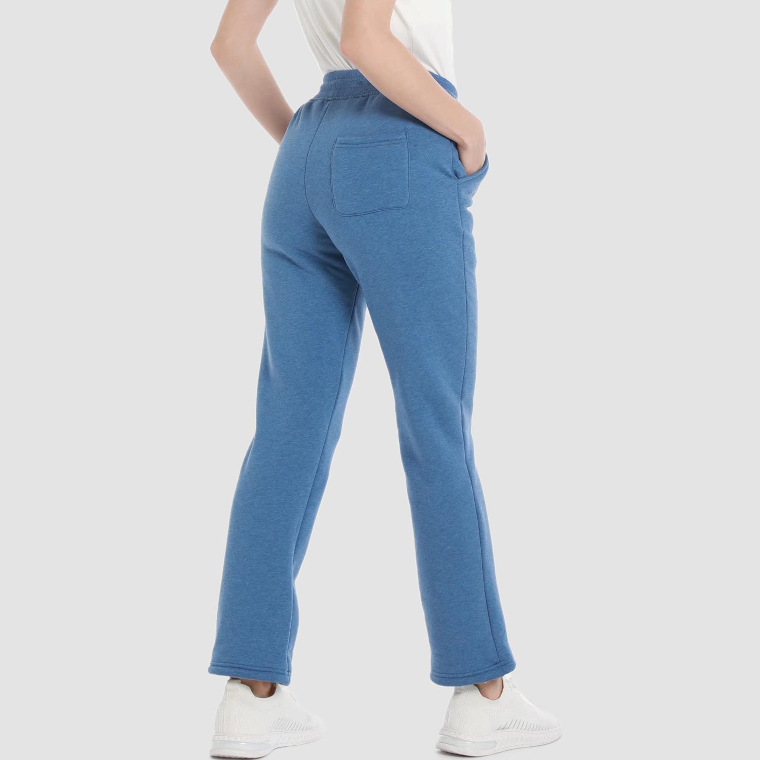 Women's Warm Winter Pants Sherpa Lined Athletic Sweatpants Jogger Pants with 3 Pockets - MAGCOMSEN