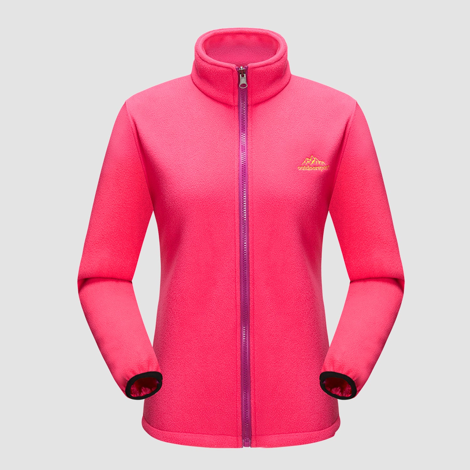 Rose Pink Women's 3-in-1 Waterproof Ski Jacket with Fleece Liner - MAGCOMSEN
