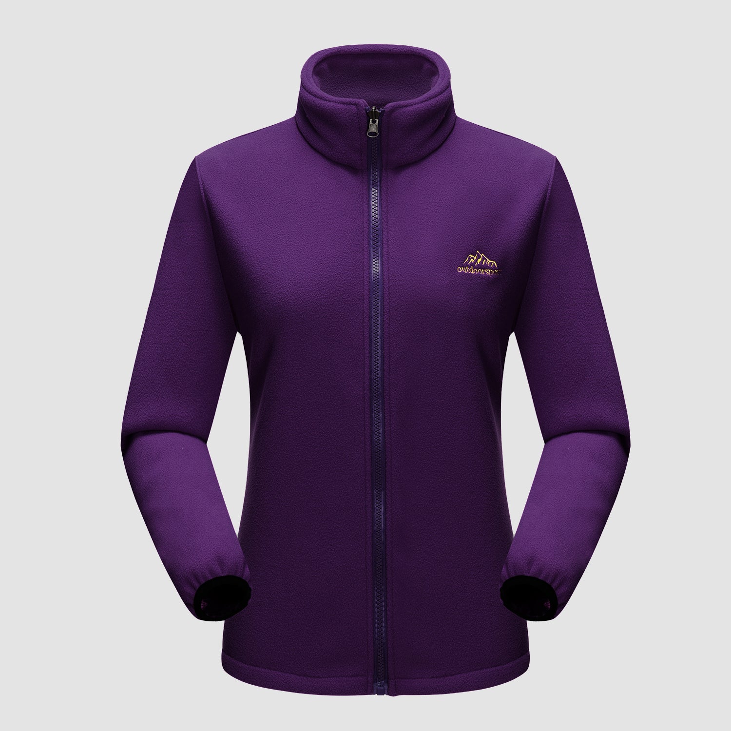 Dark Purple Women's 3-in-1 Waterproof Ski Jacket with Fleece Liner - MAGCOMSEN