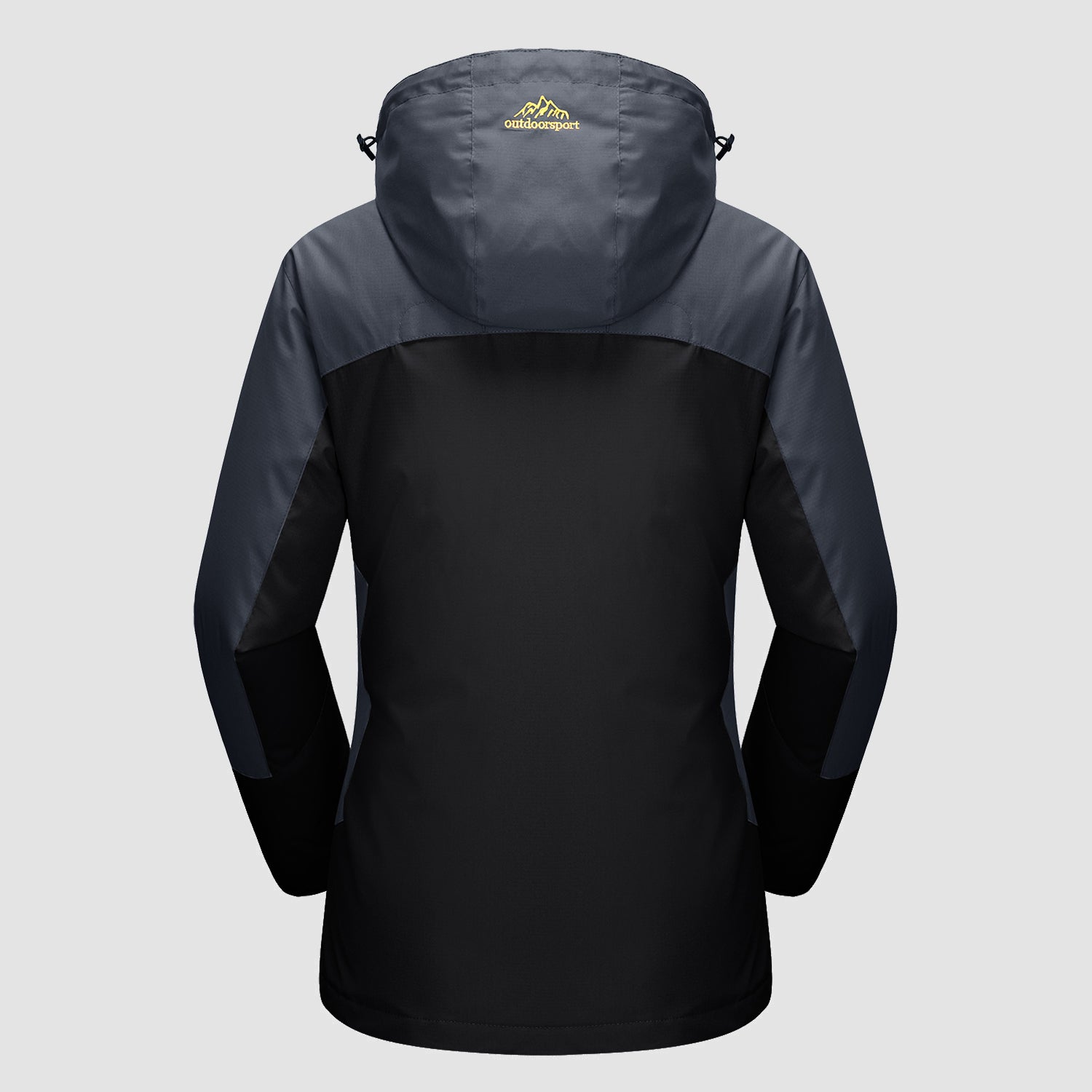 Black Women's 3-in-1 Waterproof Ski Jacket with Fleece Liner - MAGCOMSEN