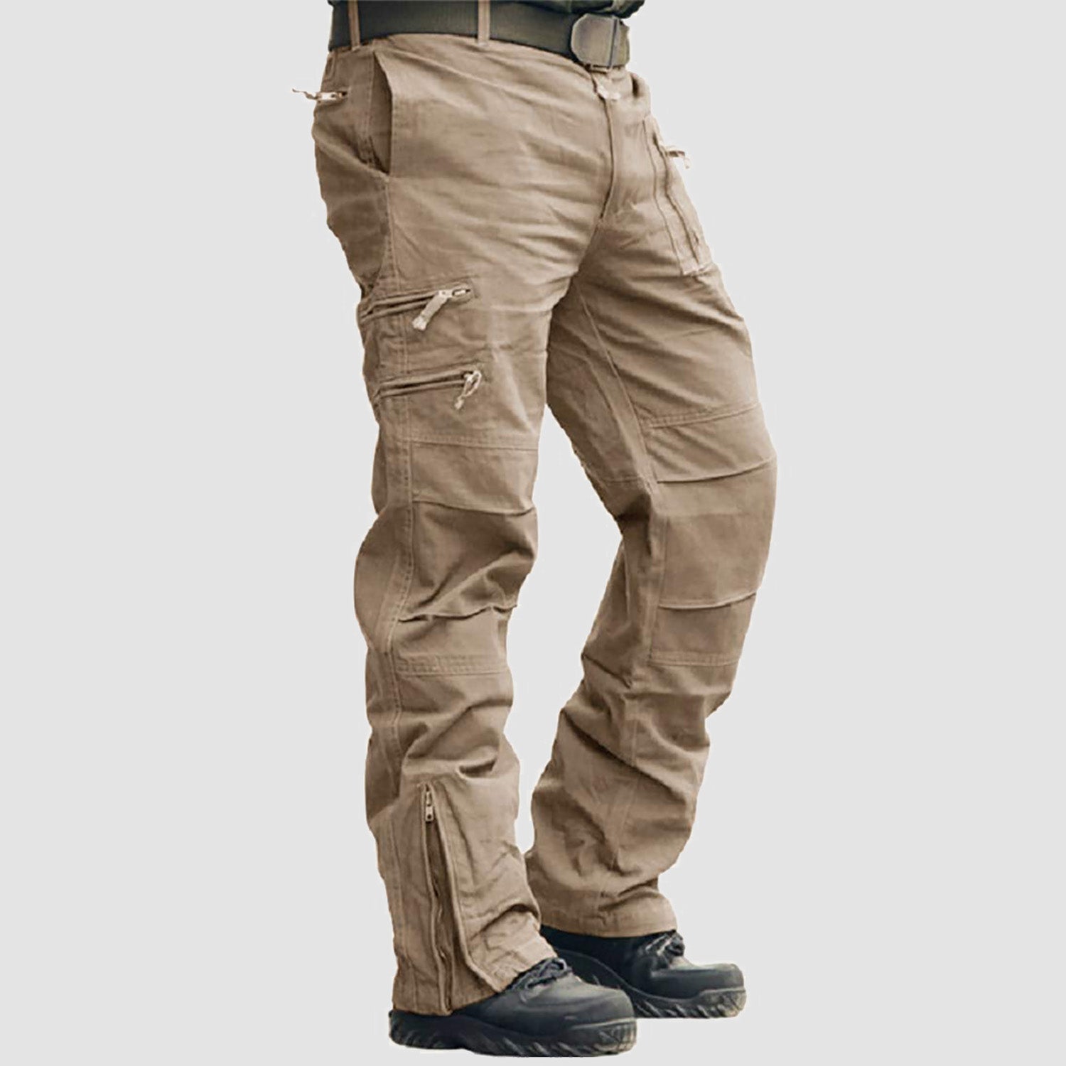 Men's Tactical Cargo Pants with 9 Pockets for Hiking - MAGCOMSEN
