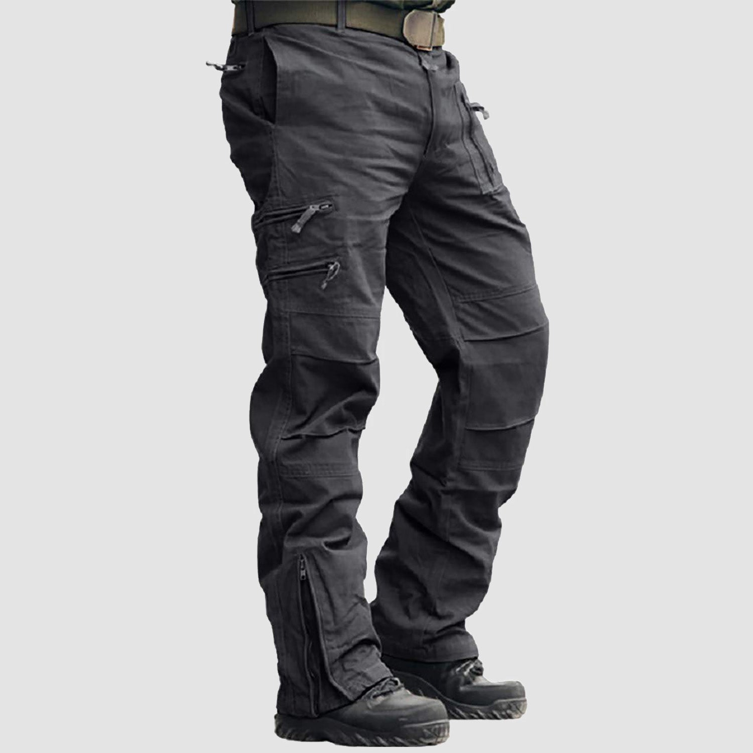 Men's Tactical Cargo Pants with 9 Pockets for Hiking - MAGCOMSEN