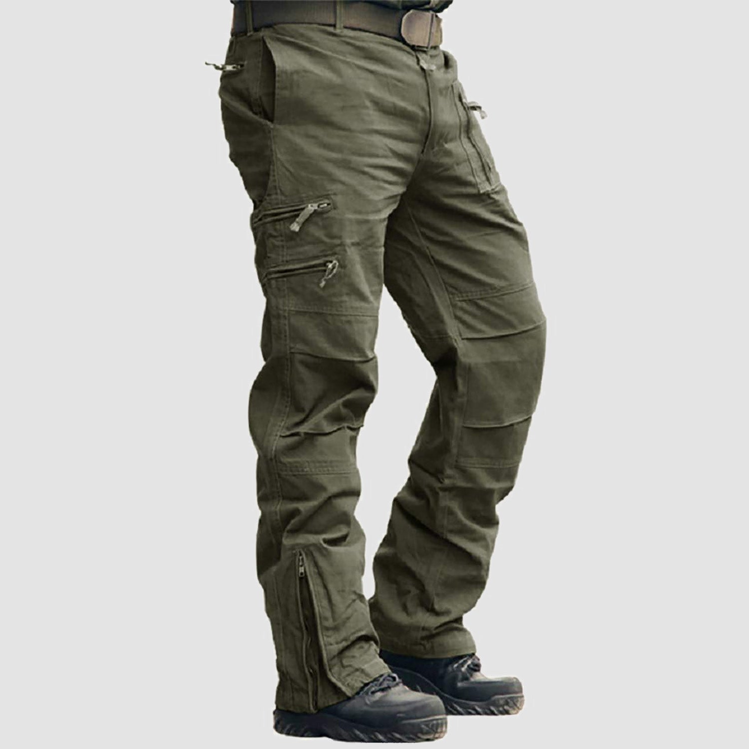 Men's Tactical Cargo Pants with 9 Pockets for Hiking - MAGCOMSEN