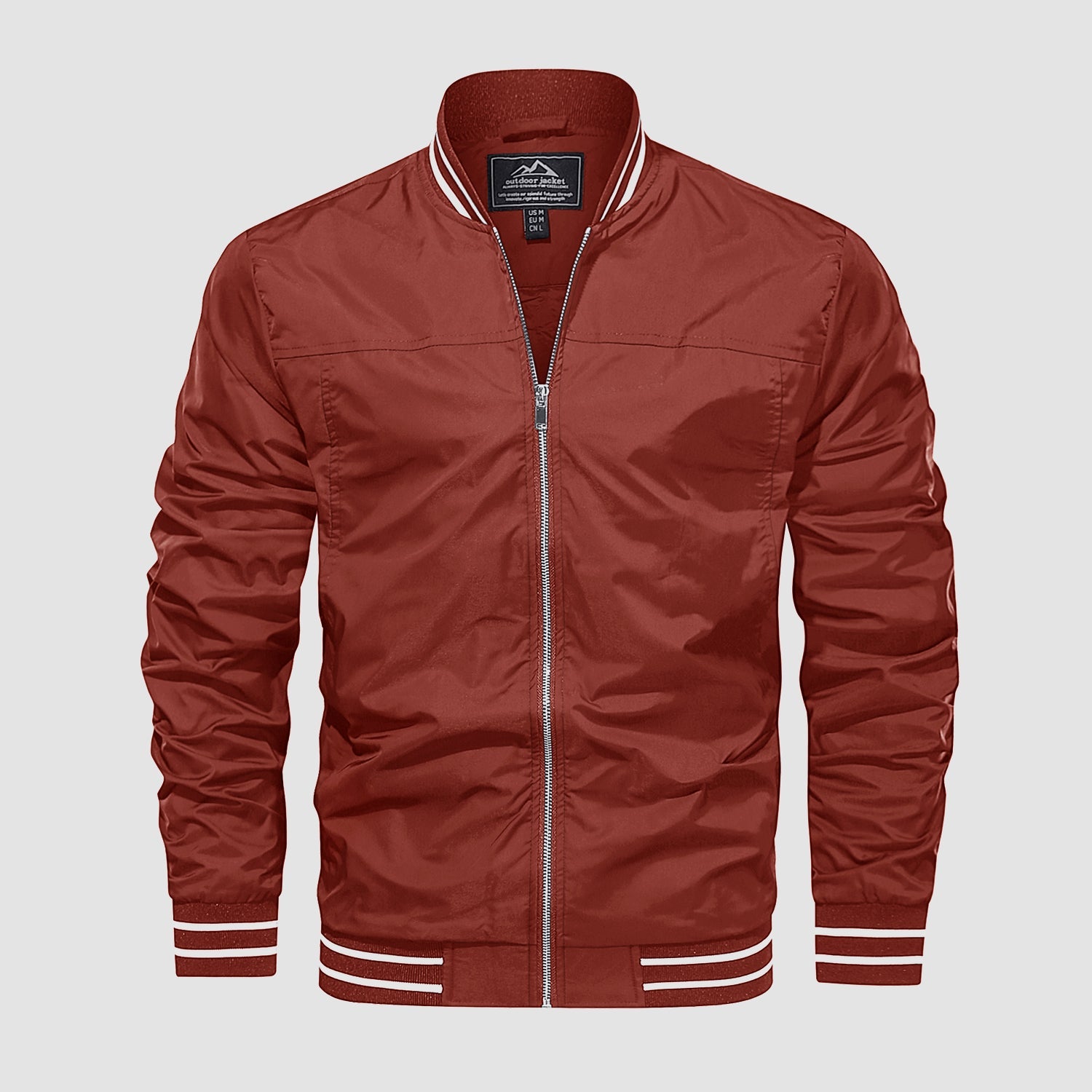 Men's Lightweight Bomber Jacket Casual Windbreaker - MAGCOMSEN