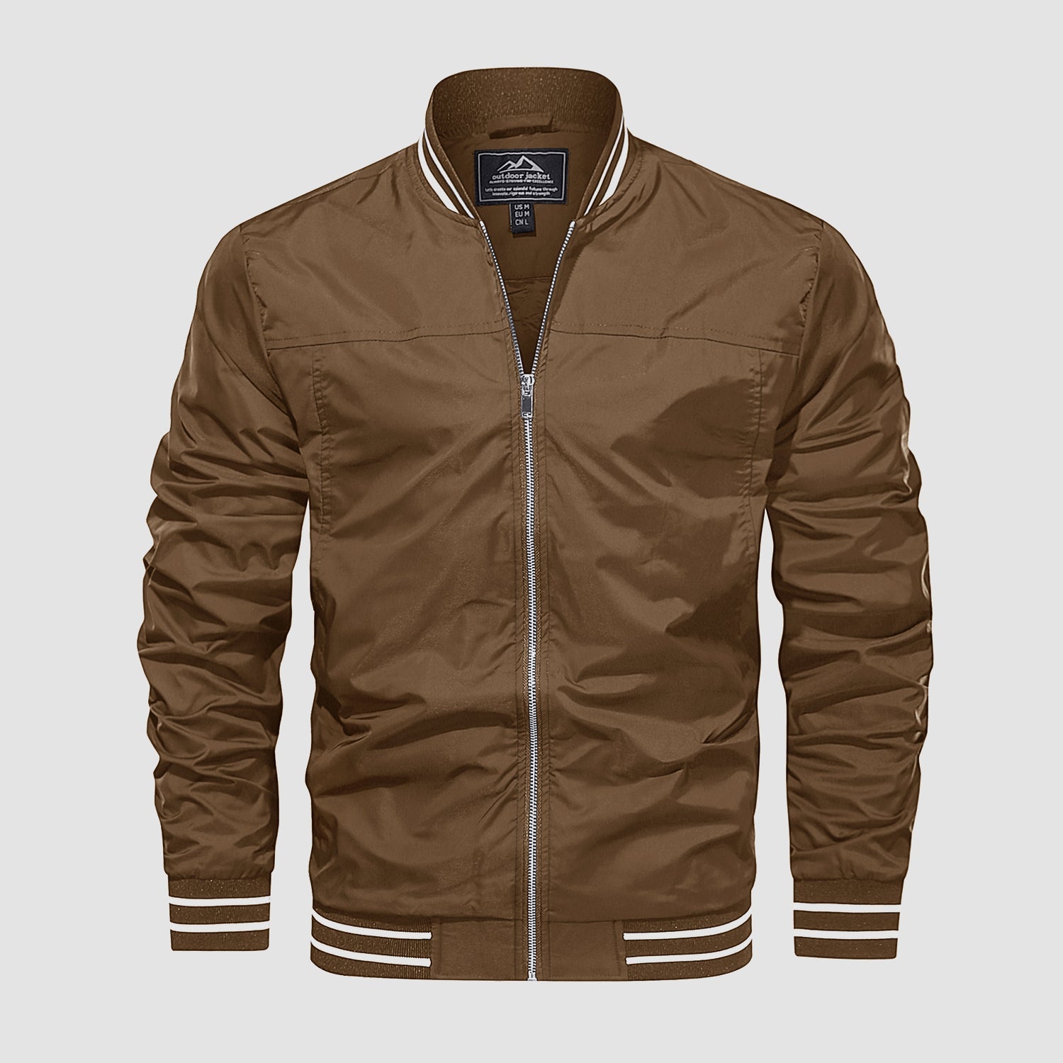Men's Lightweight Bomber Jacket Casual Windbreaker - MAGCOMSEN