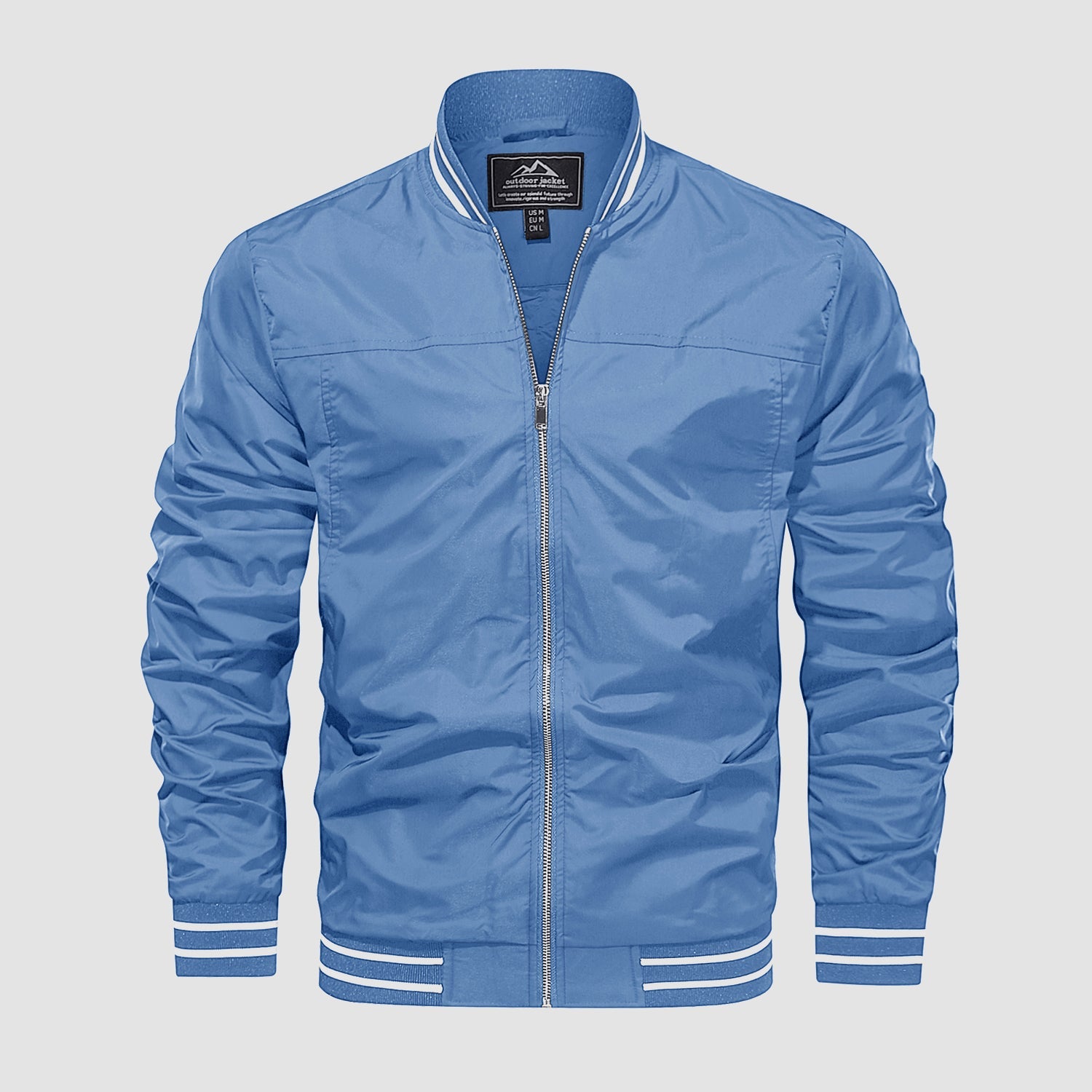 Men's Lightweight Bomber Jacket Casual Windbreaker - MAGCOMSEN