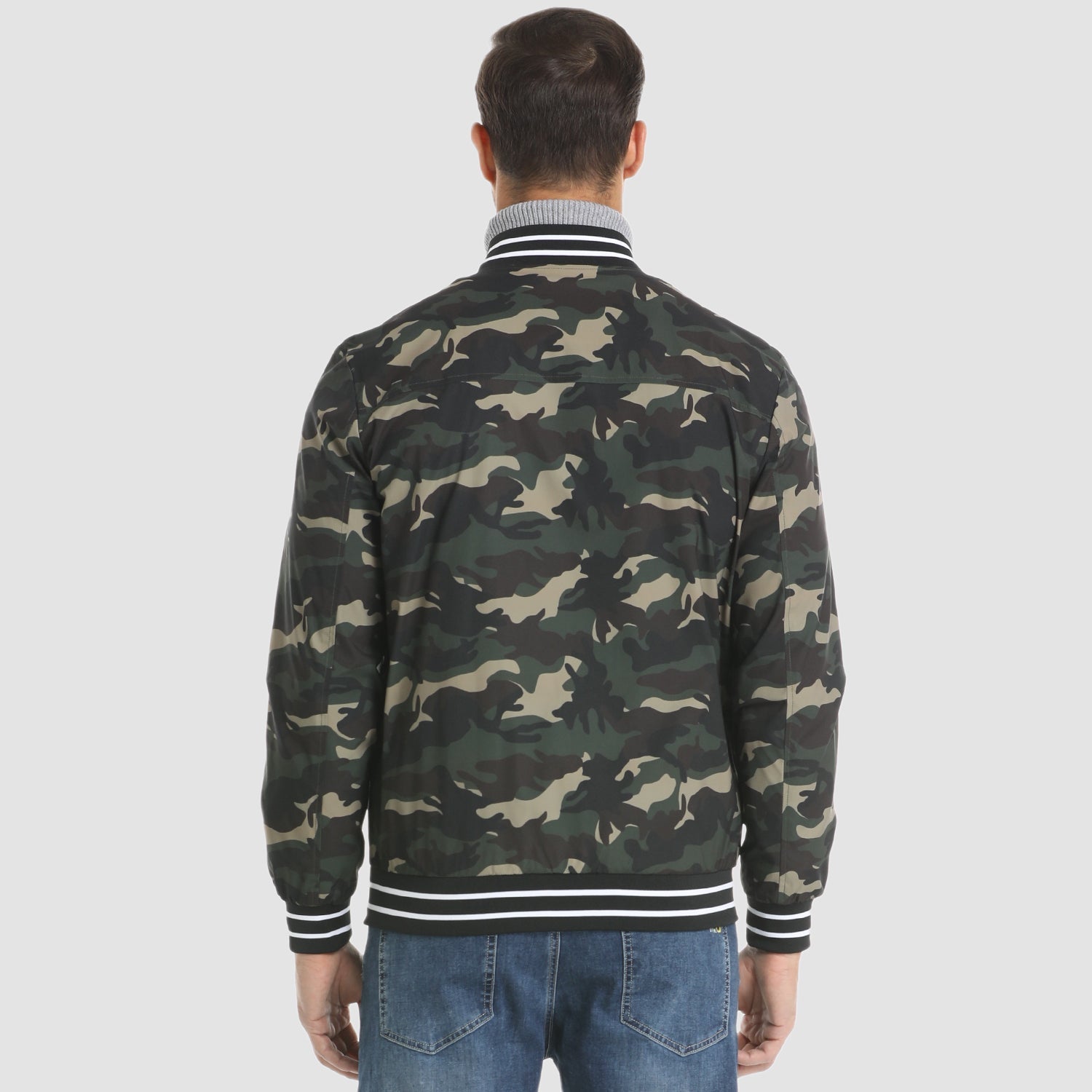 Men's Lightweight Bomber Jacket Casual Windbreaker - MAGCOMSEN
