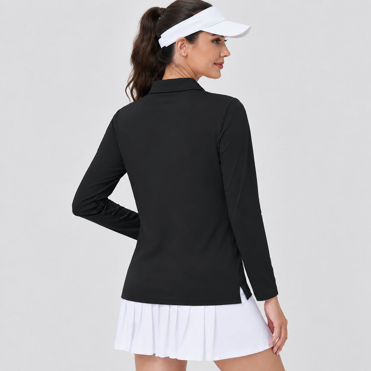 Women's UPF 50 Long Sleeve GolF Shirt Quick Dry Golf Hiking Top