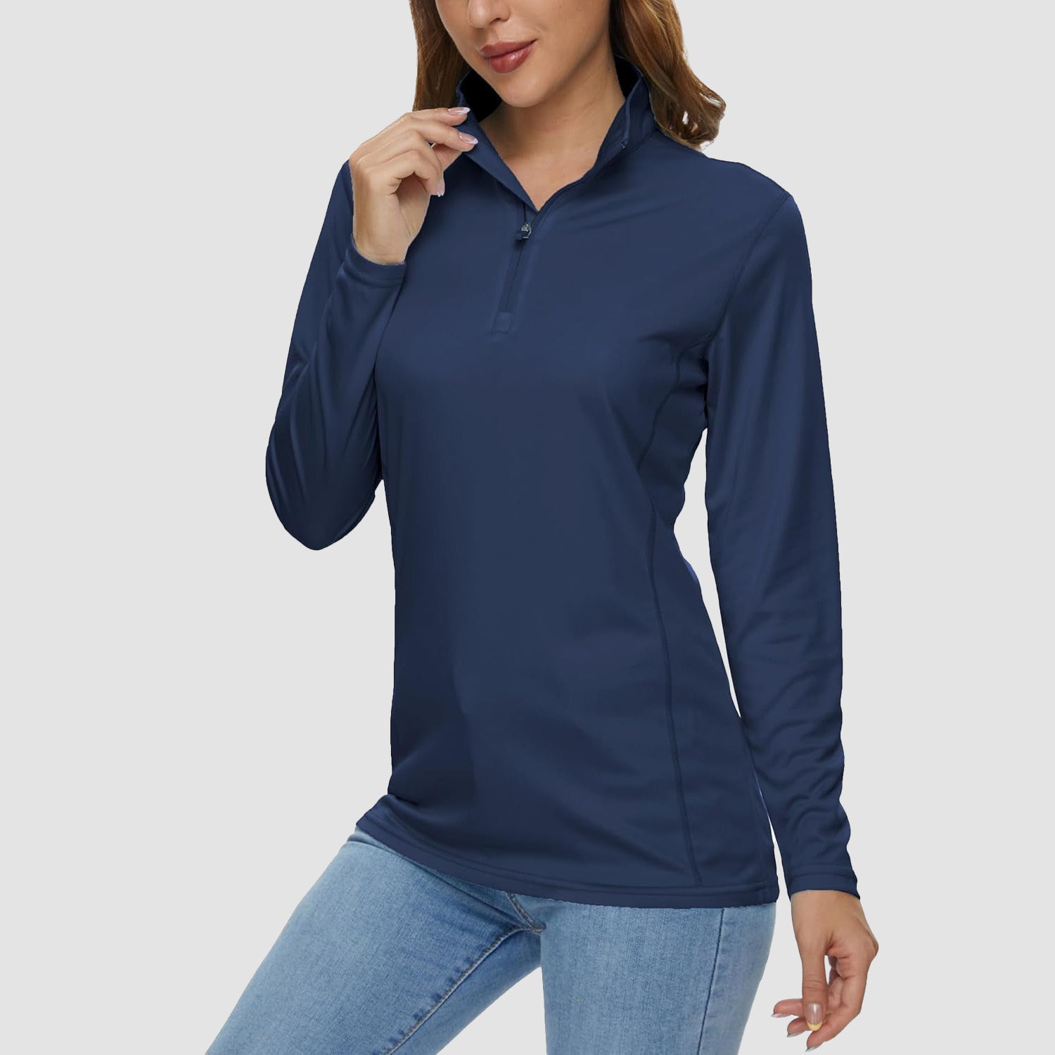 Women's Half Zip Quick Dry Shirt UPF 50+