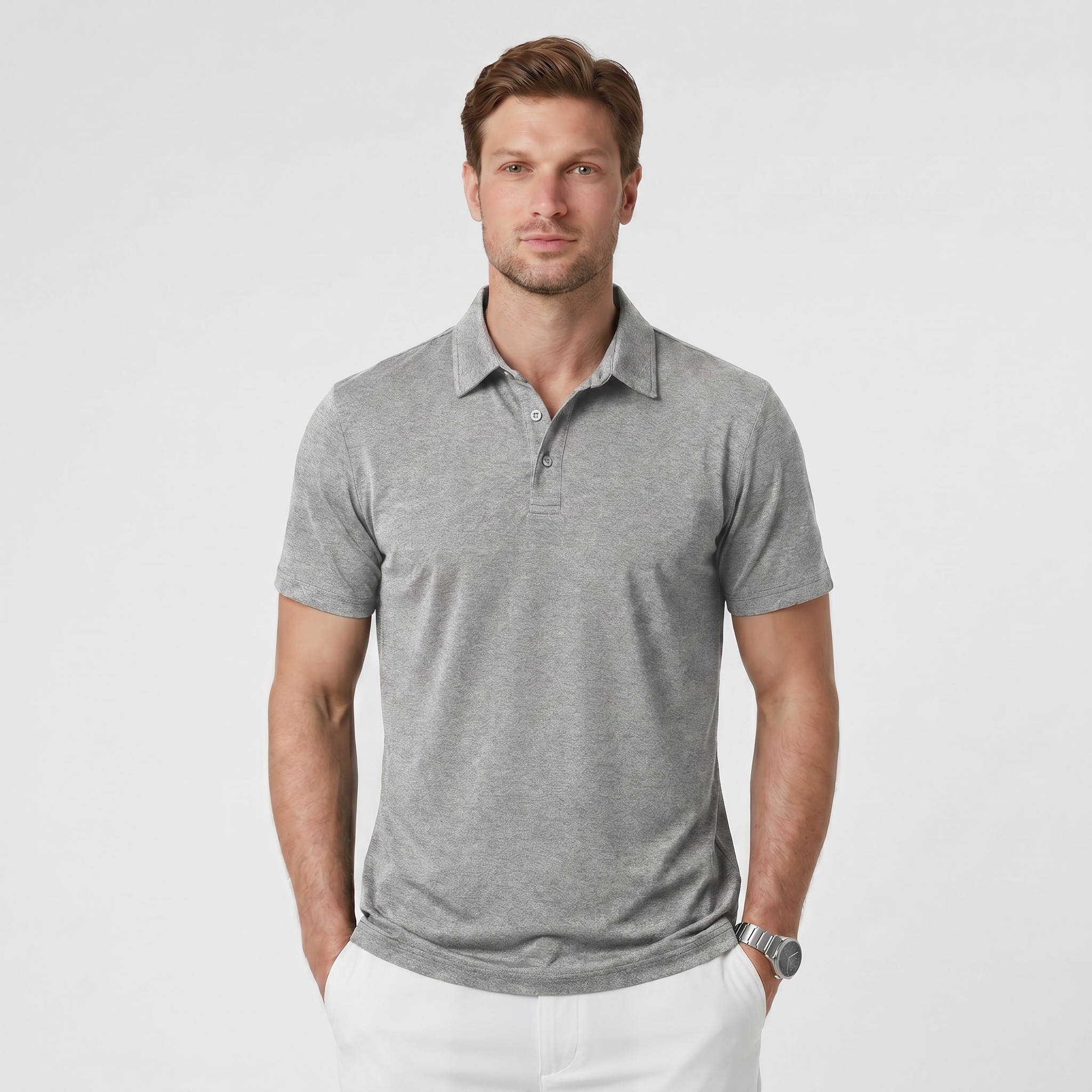Men's Performance Polo Shirt - Lightweight Outdoor Polo