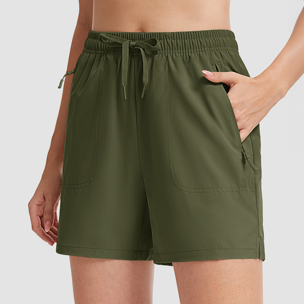Women's 5 inch Quick Dry Hiking Shorts with Pockets
