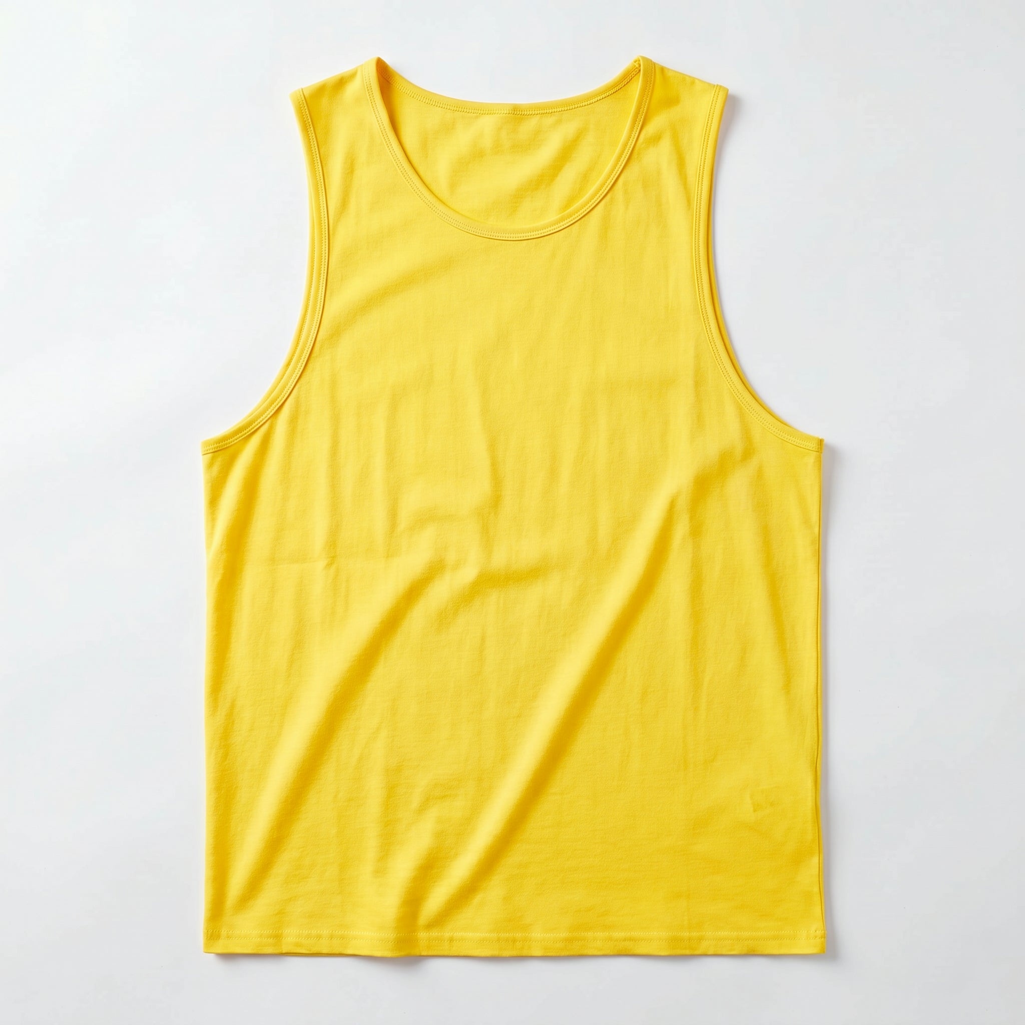 Men's Cotton Tank Top - Moisture-Wicking Sleeveless Workout Shirt