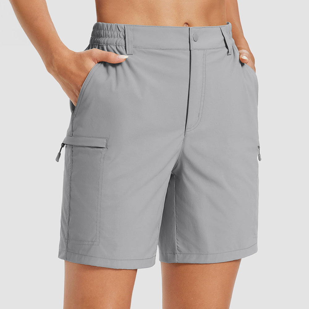 Women's 7 Inseam Quick Dry Hiking Cargo Shorts