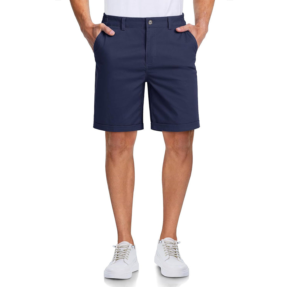 Men's Classic Stretch Chino Shorts with Pockets